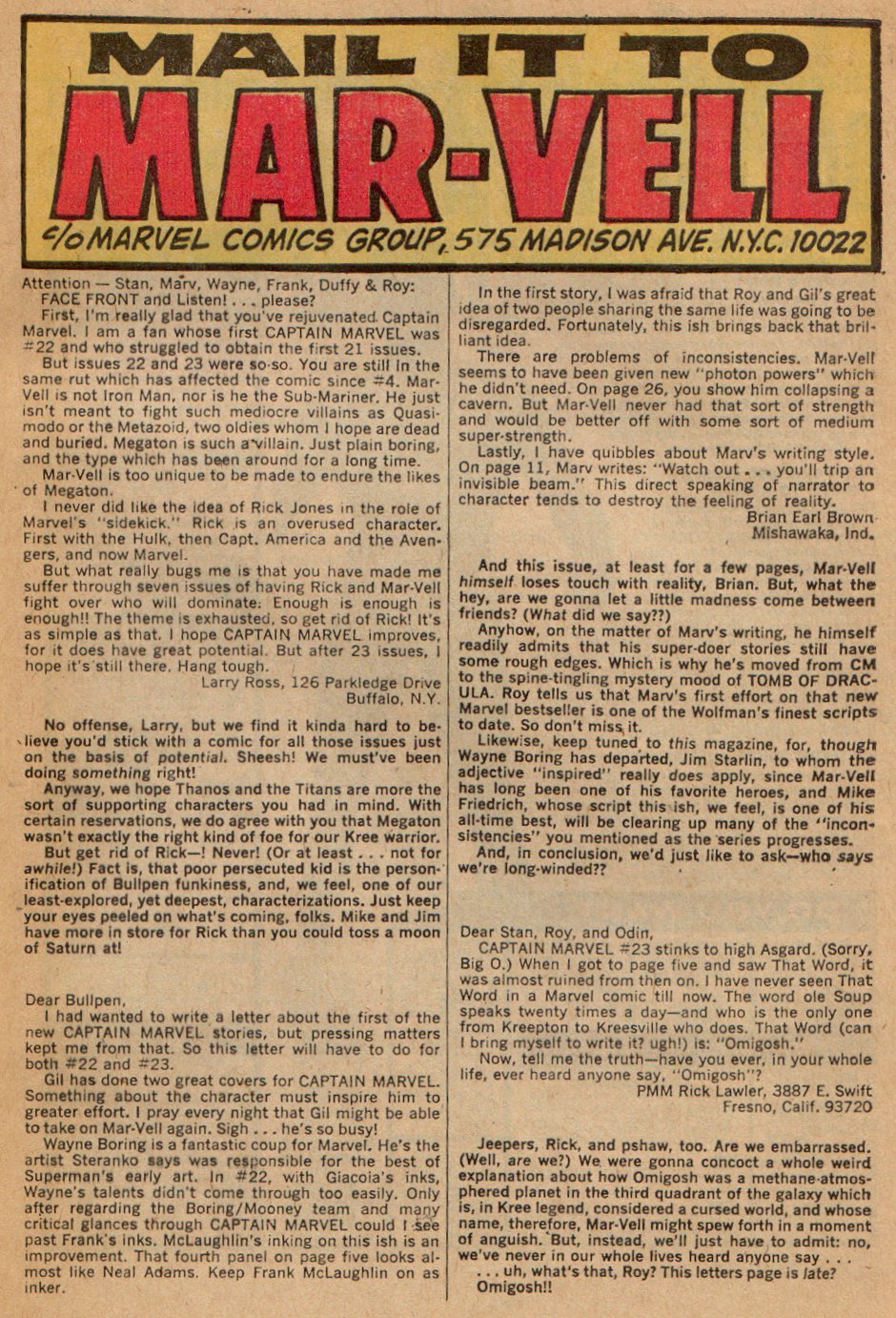 Captain Marvel (1968) Issue #25 #25 - English 23