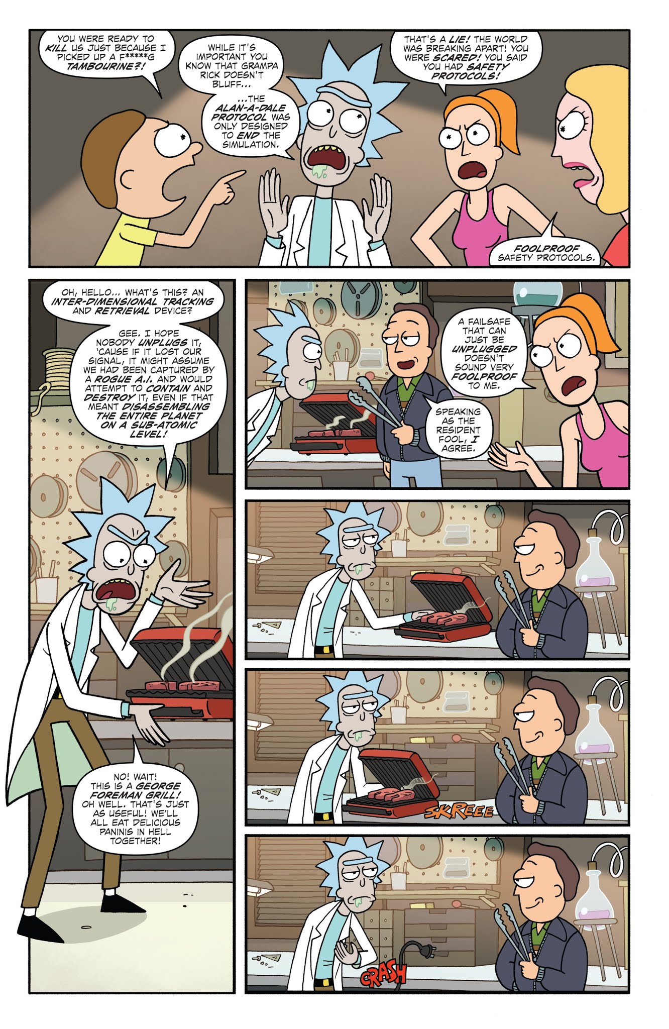 Read online Rick and Morty vs Dungeons & Dragons comic -  Issue #3 - 4