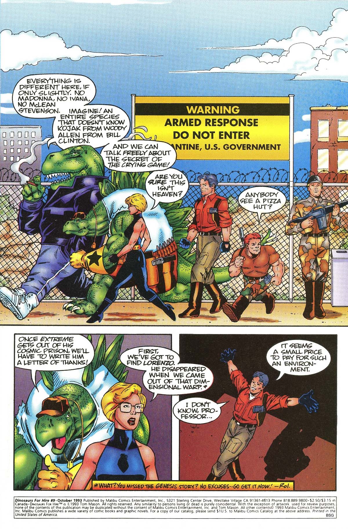Read online Dinosaurs For Hire comic -  Issue #9 - 3