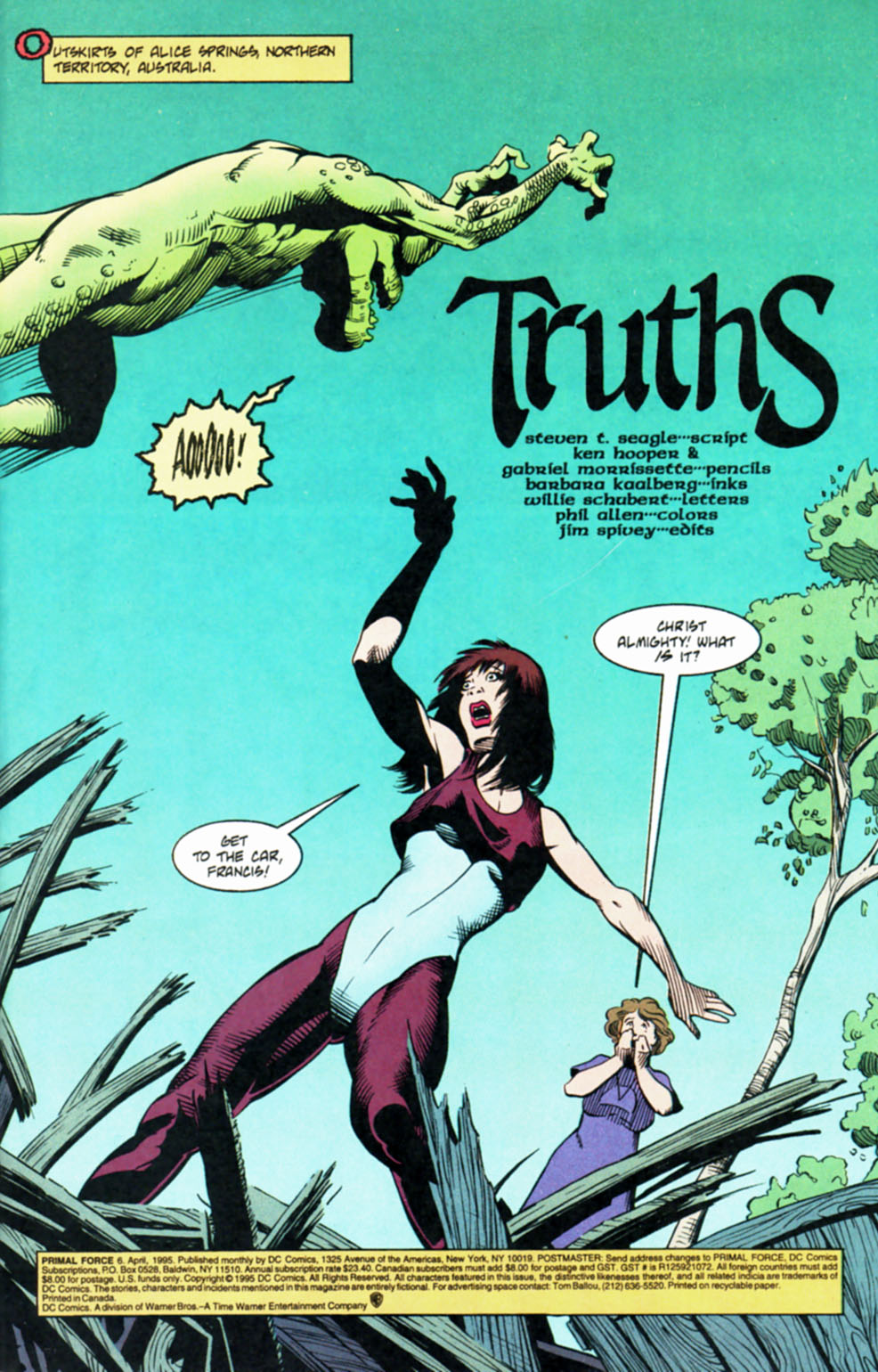 Read online Primal Force comic -  Issue #6 - 2