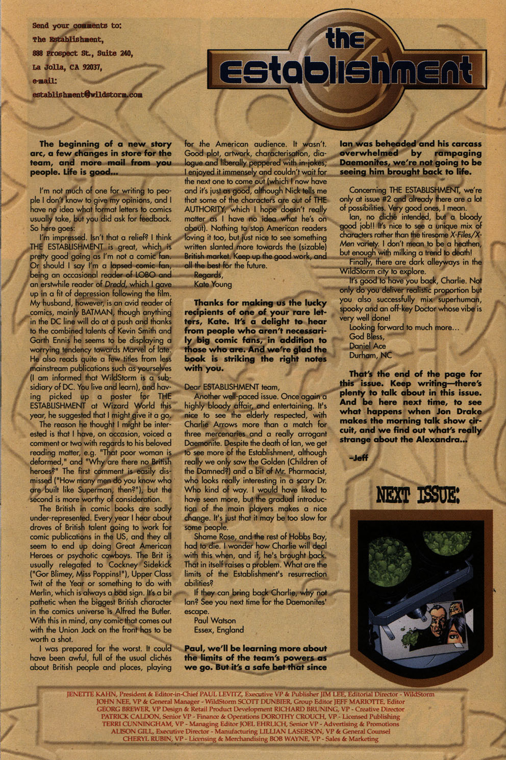 Read online The Establishment comic -  Issue #5 - 25