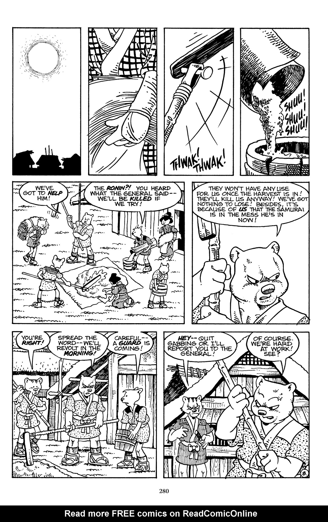 Read online The Usagi Yojimbo Saga comic -  Issue # TPB 1 - 275