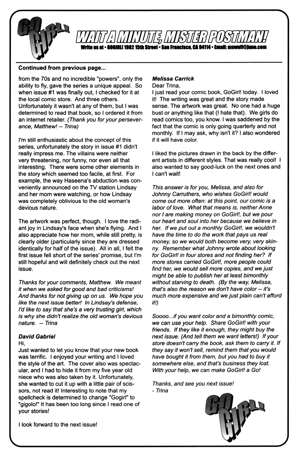 Read online Go Girl! comic -  Issue #2 - 28