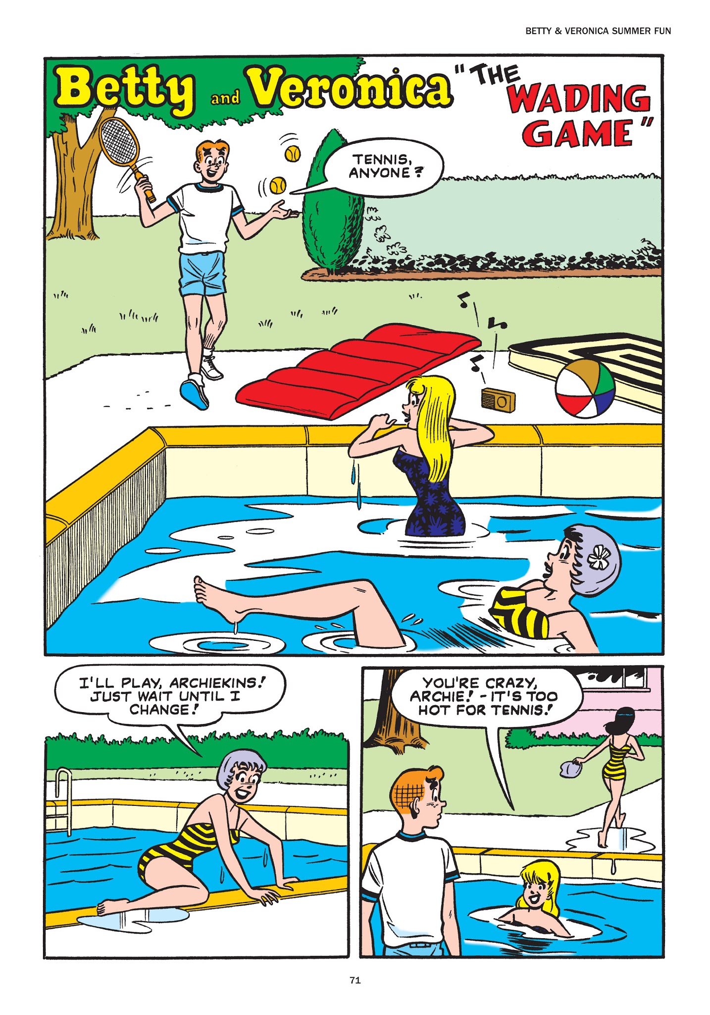 Read online Betty and Veronica Summer Fun comic -  Issue # TPB - 73