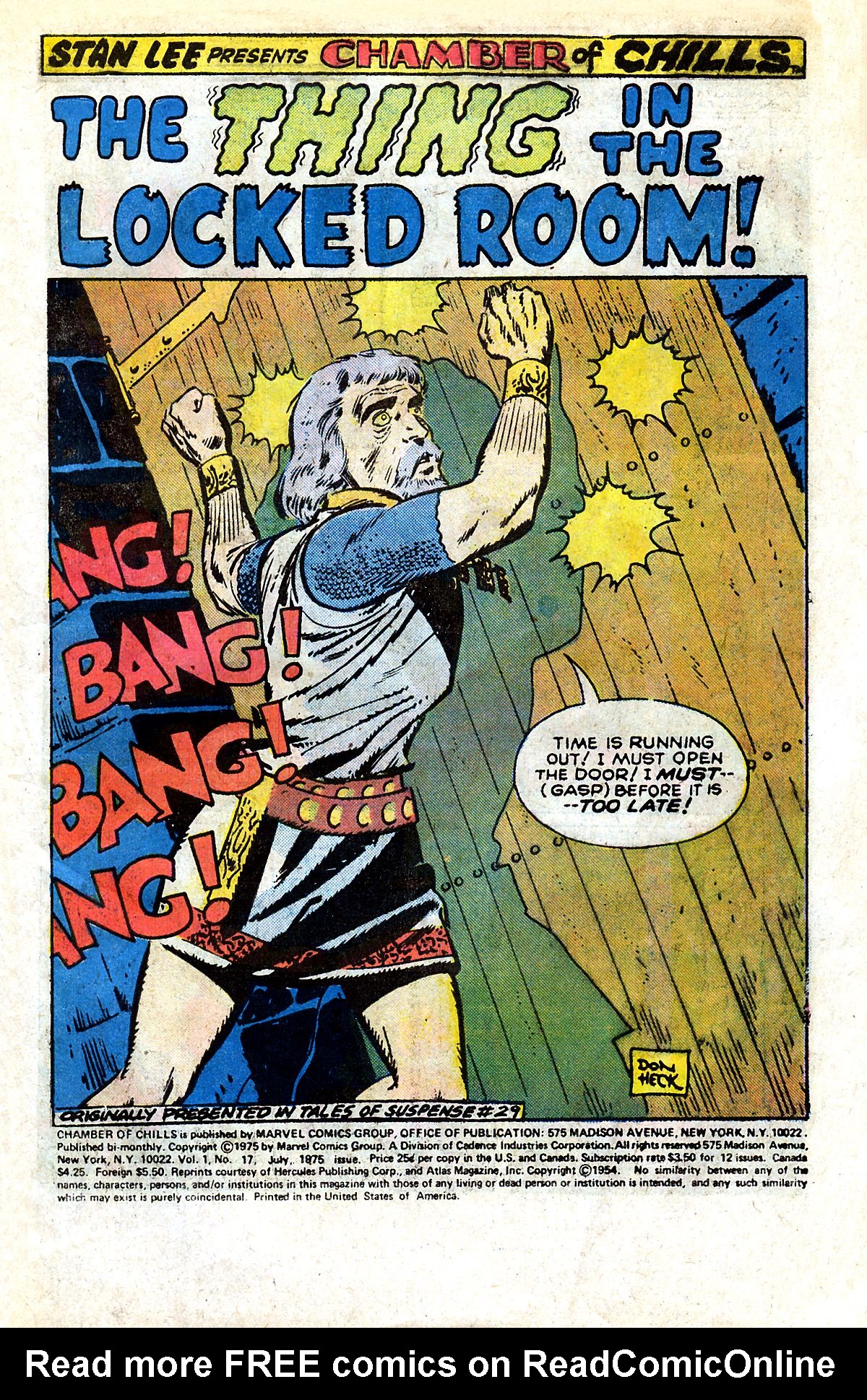 Read online Chamber of Chills (1972) comic -  Issue #17 - 3