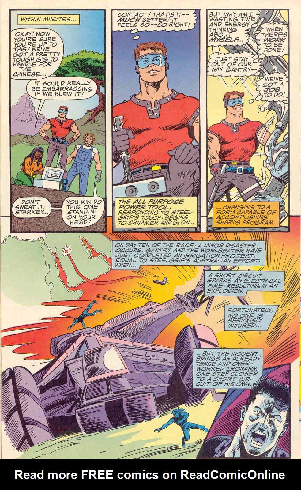 Read online Steelgrip Starkey comic -  Issue #5 - 21