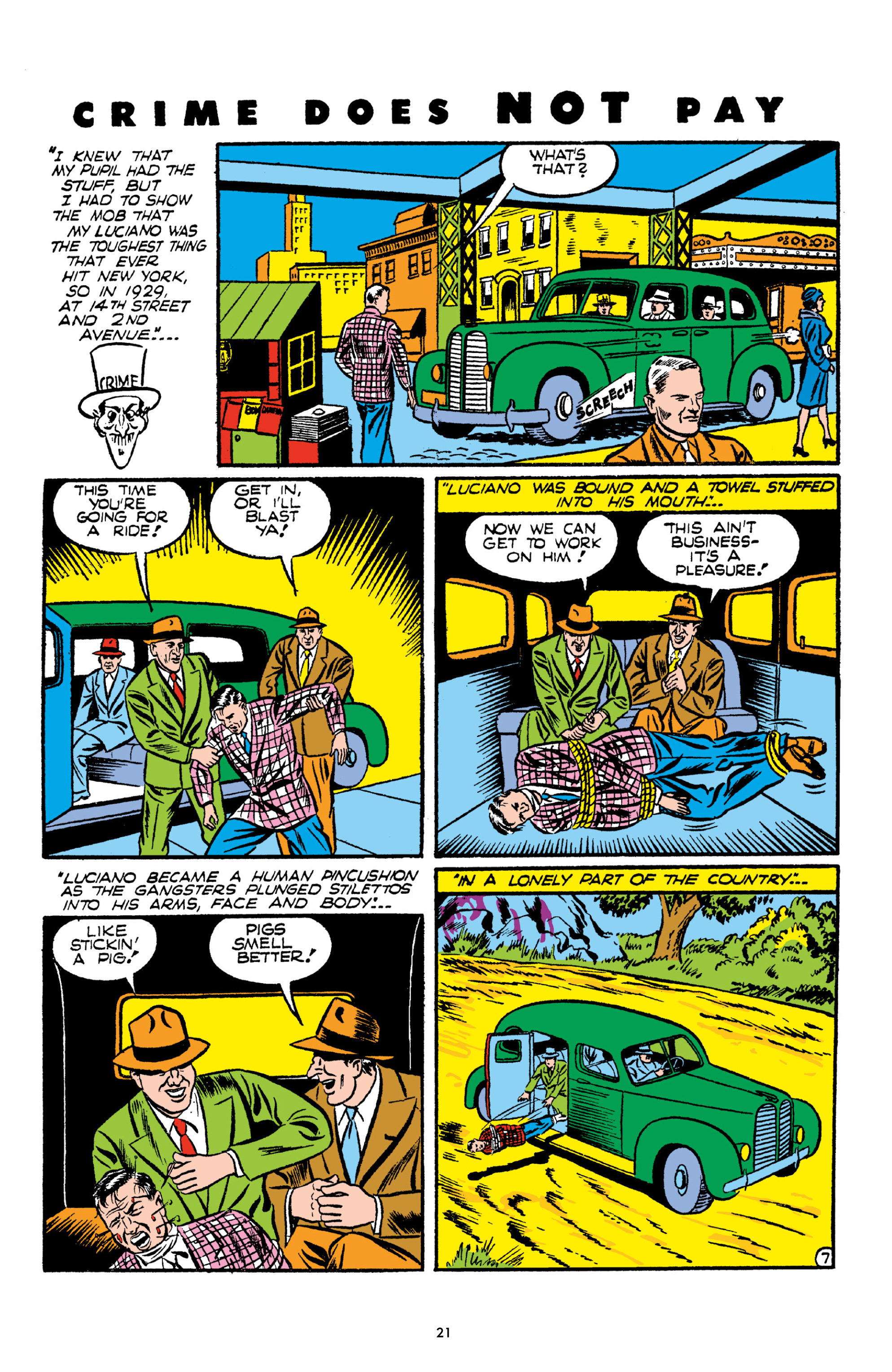 Read online Crime Does Not Pay Archives comic -  Issue # TPB 2 (Part 1) - 21