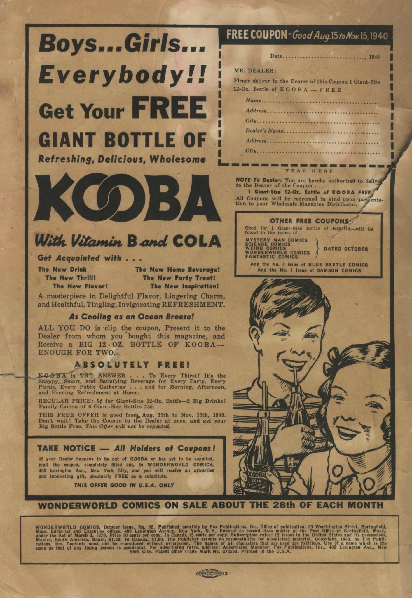 Read online Mystery Men Comics comic -  Issue #15 - 2