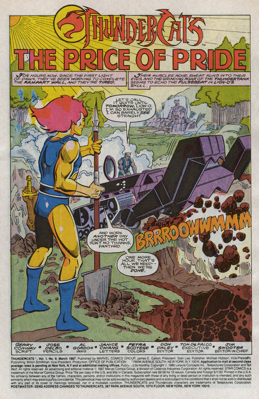 Read online ThunderCats (1985) comic -  Issue #9 - 3