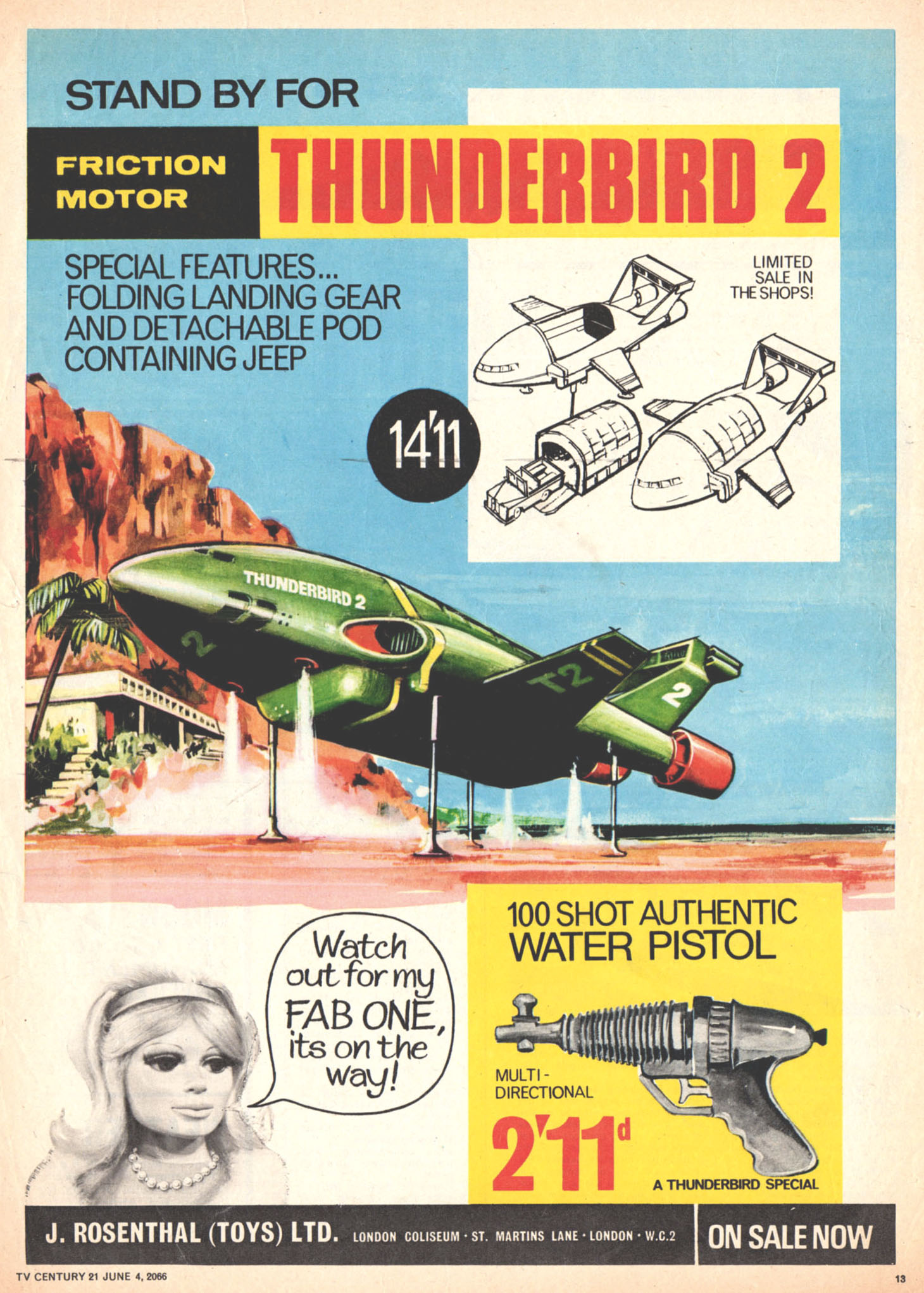 Read online TV Century 21 (TV 21) comic -  Issue #72 - 12