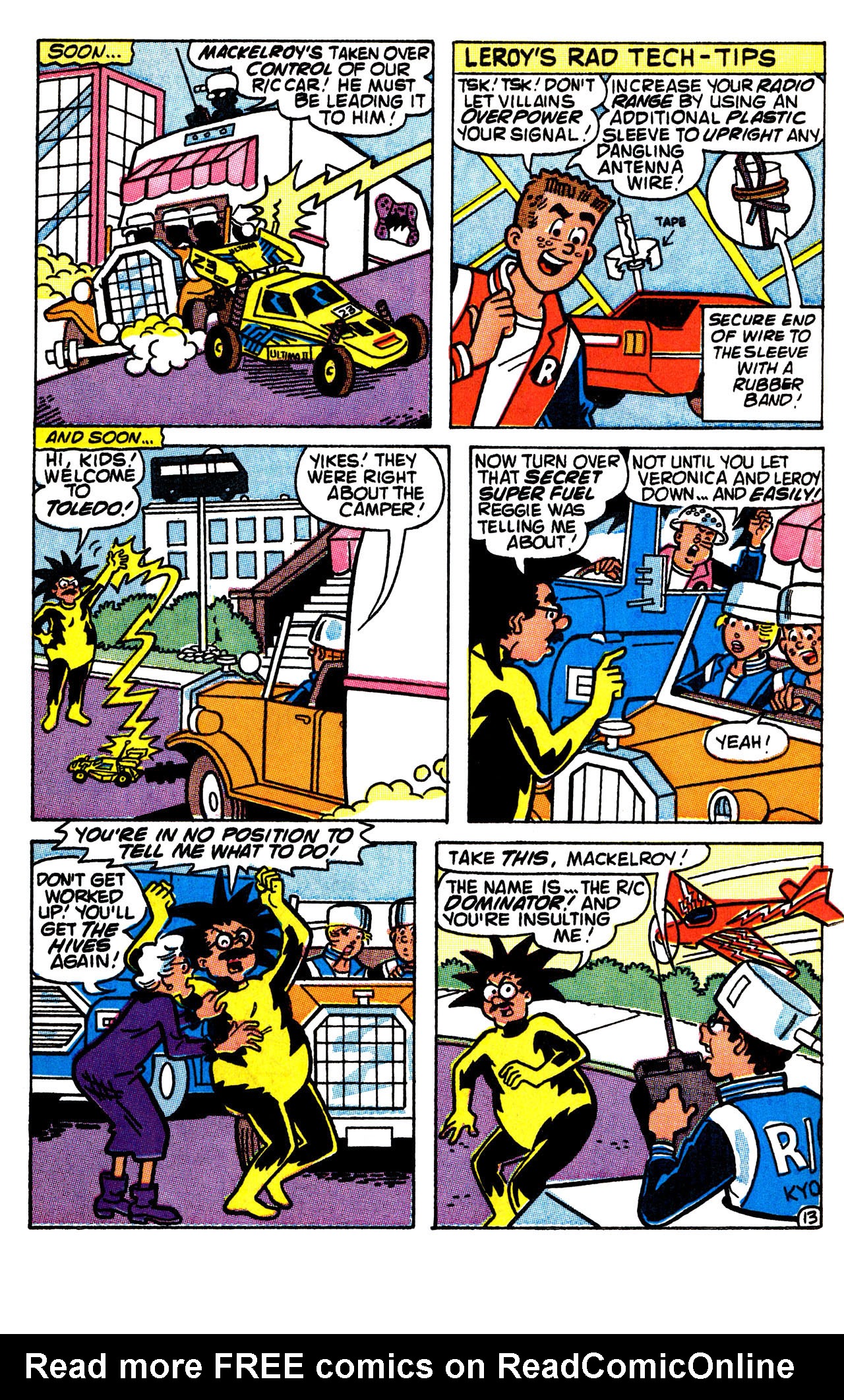 Read online Archie's R/C Racers comic -  Issue #7 - 21