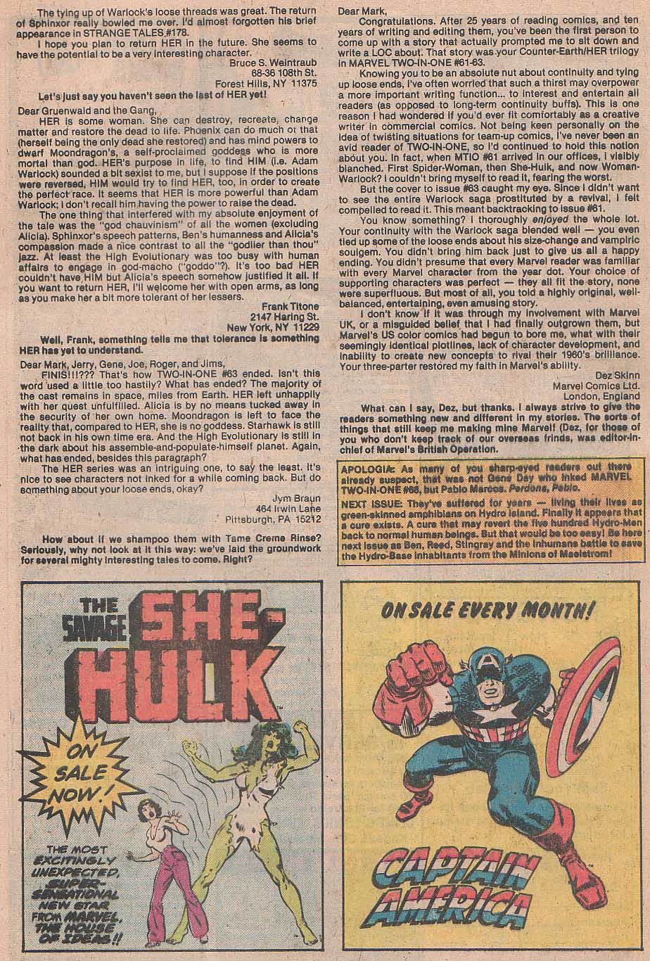 Marvel Two-In-One (1974) issue 70 - Page 24