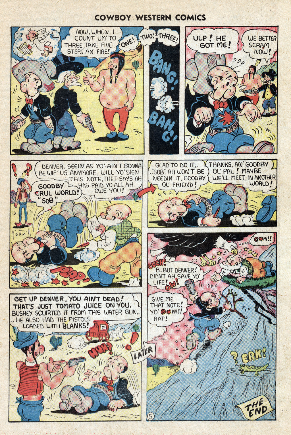 Read online Cowboy Western Comics (1948) comic -  Issue #25 - 17