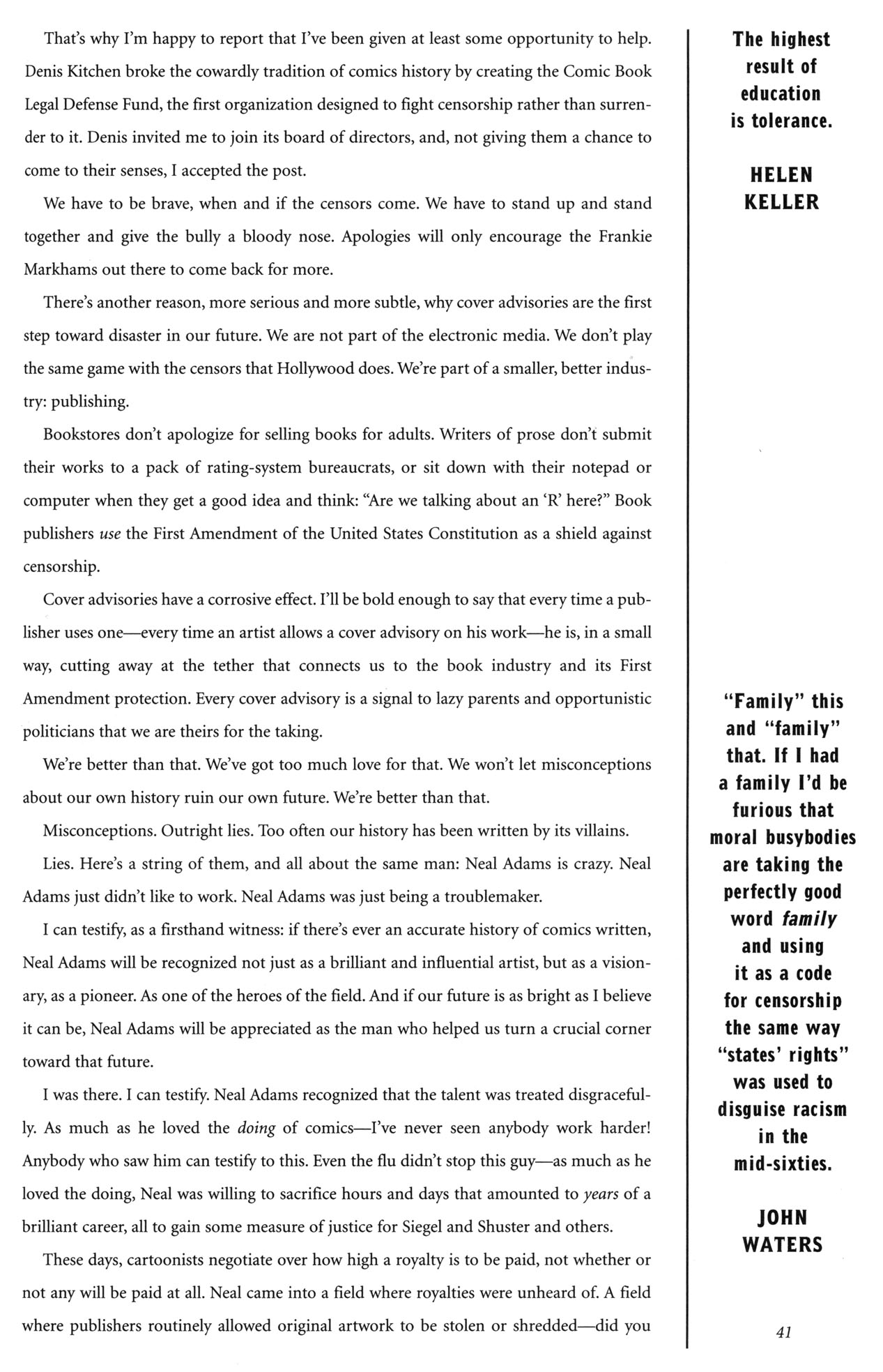 Read online Free Speeches comic -  Issue # Full - 43