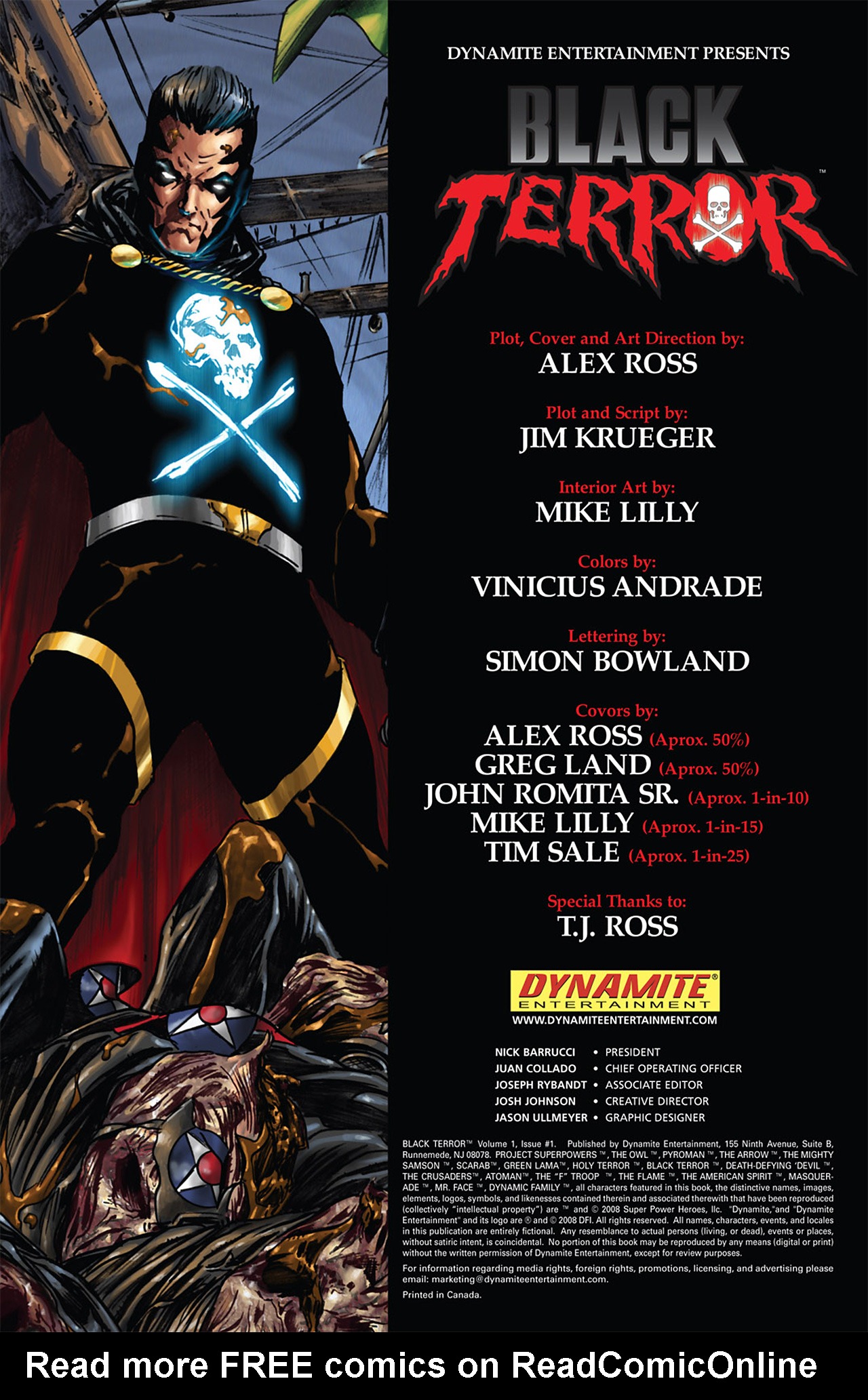 Read online Black Terror (2008) comic -  Issue #1 - 2