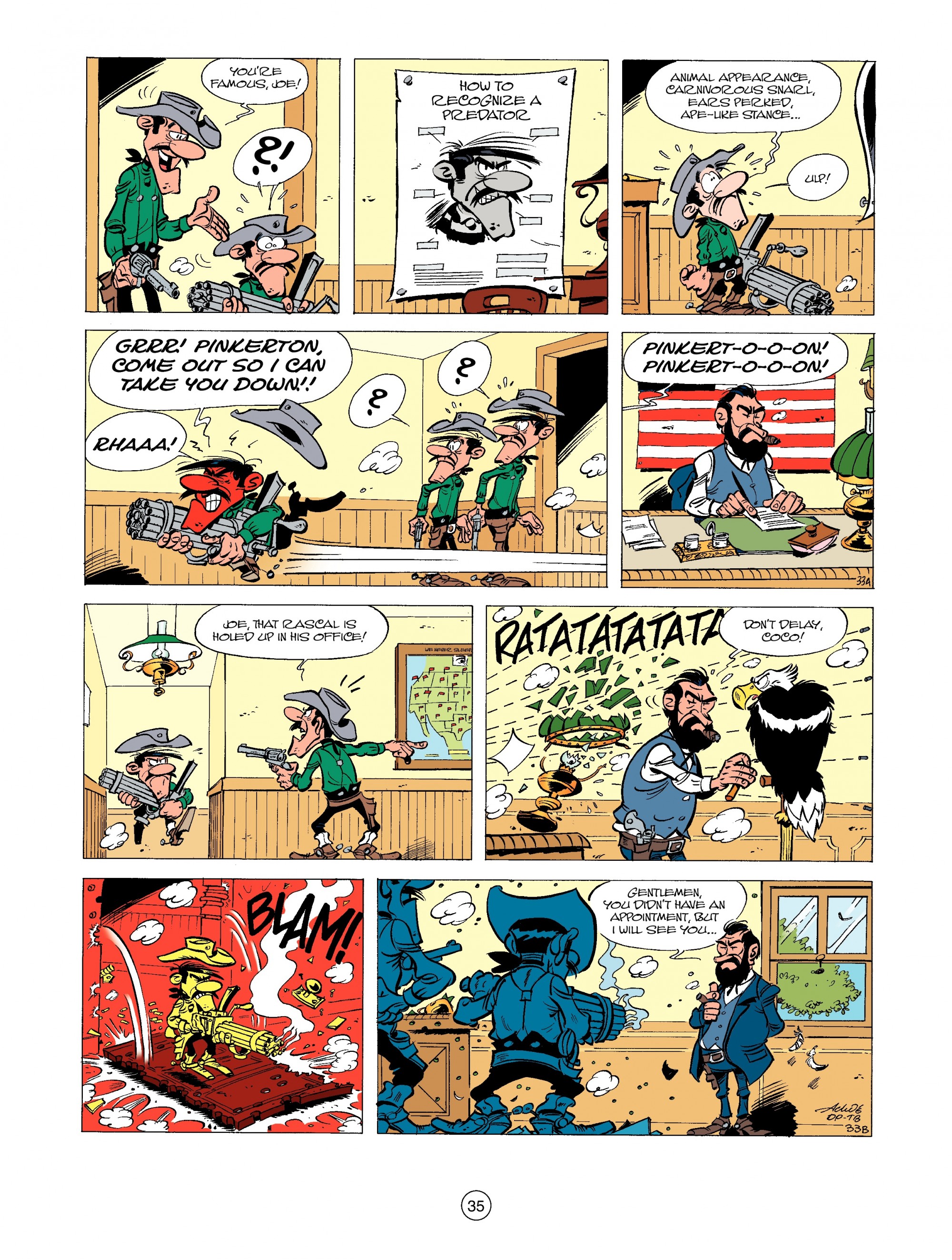 Read online A Lucky Luke Adventure comic -  Issue #31 - 35