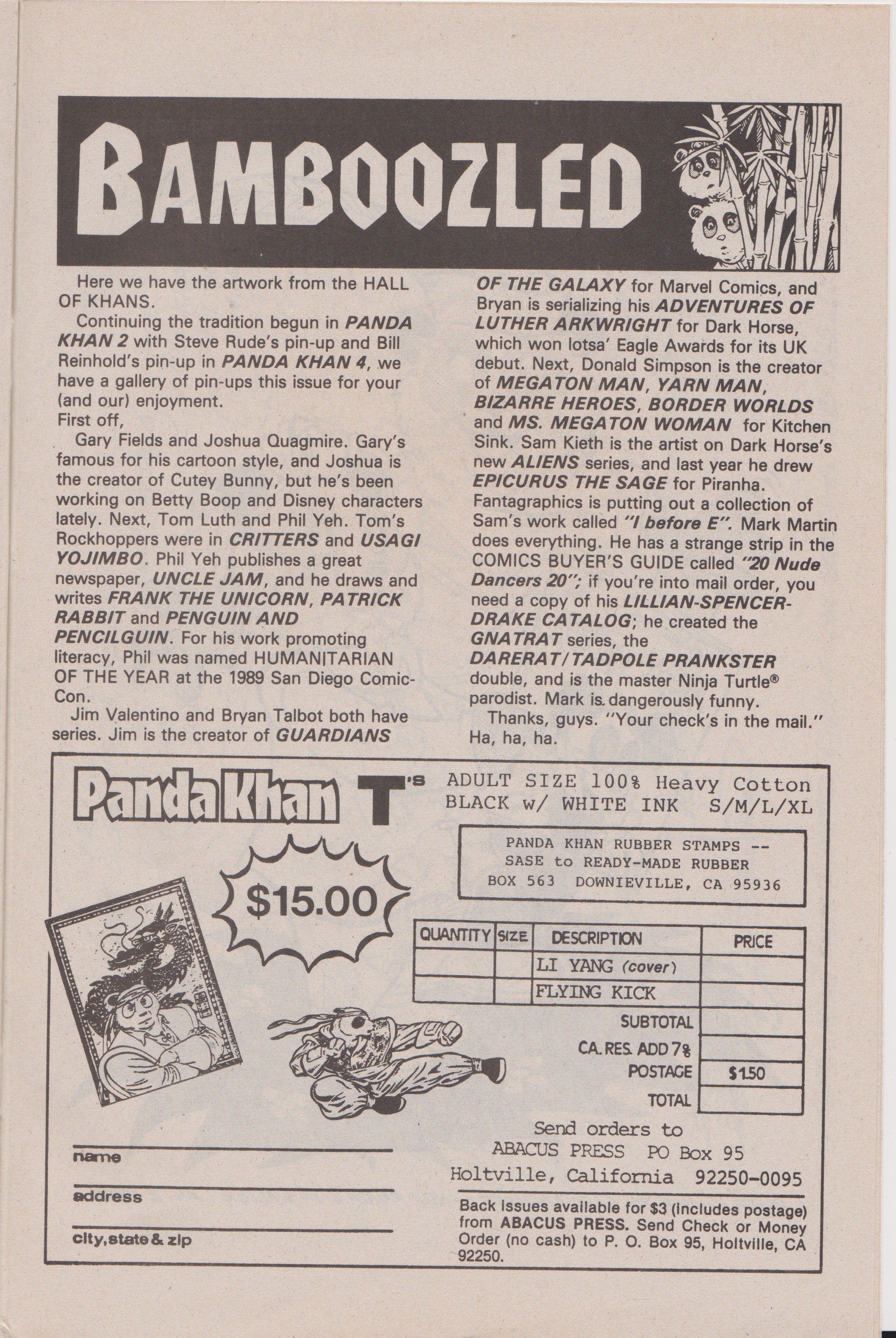 Read online Panda Khan Special comic -  Issue # Full - 43