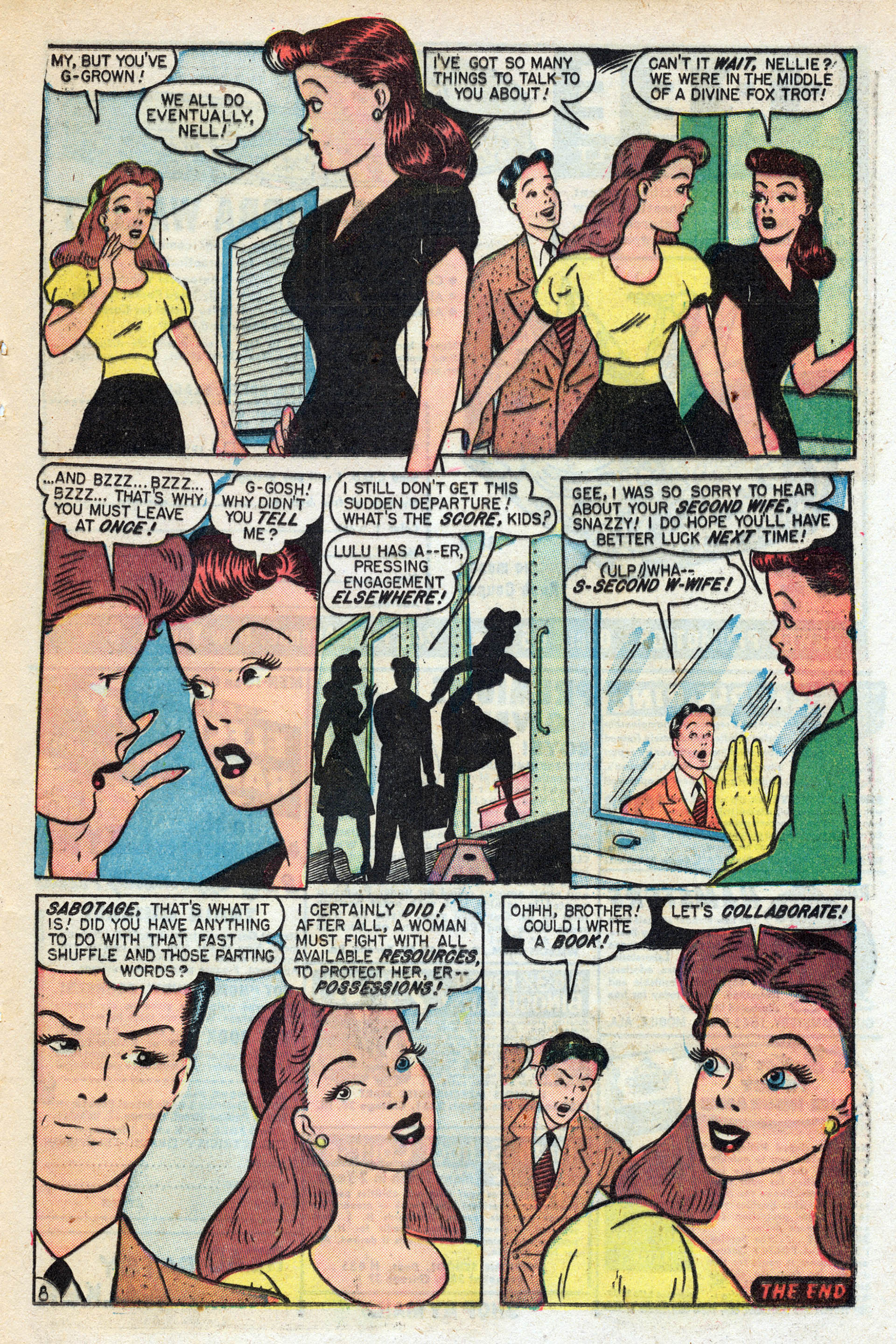 Read online Nellie The Nurse (1945) comic -  Issue #17 - 35