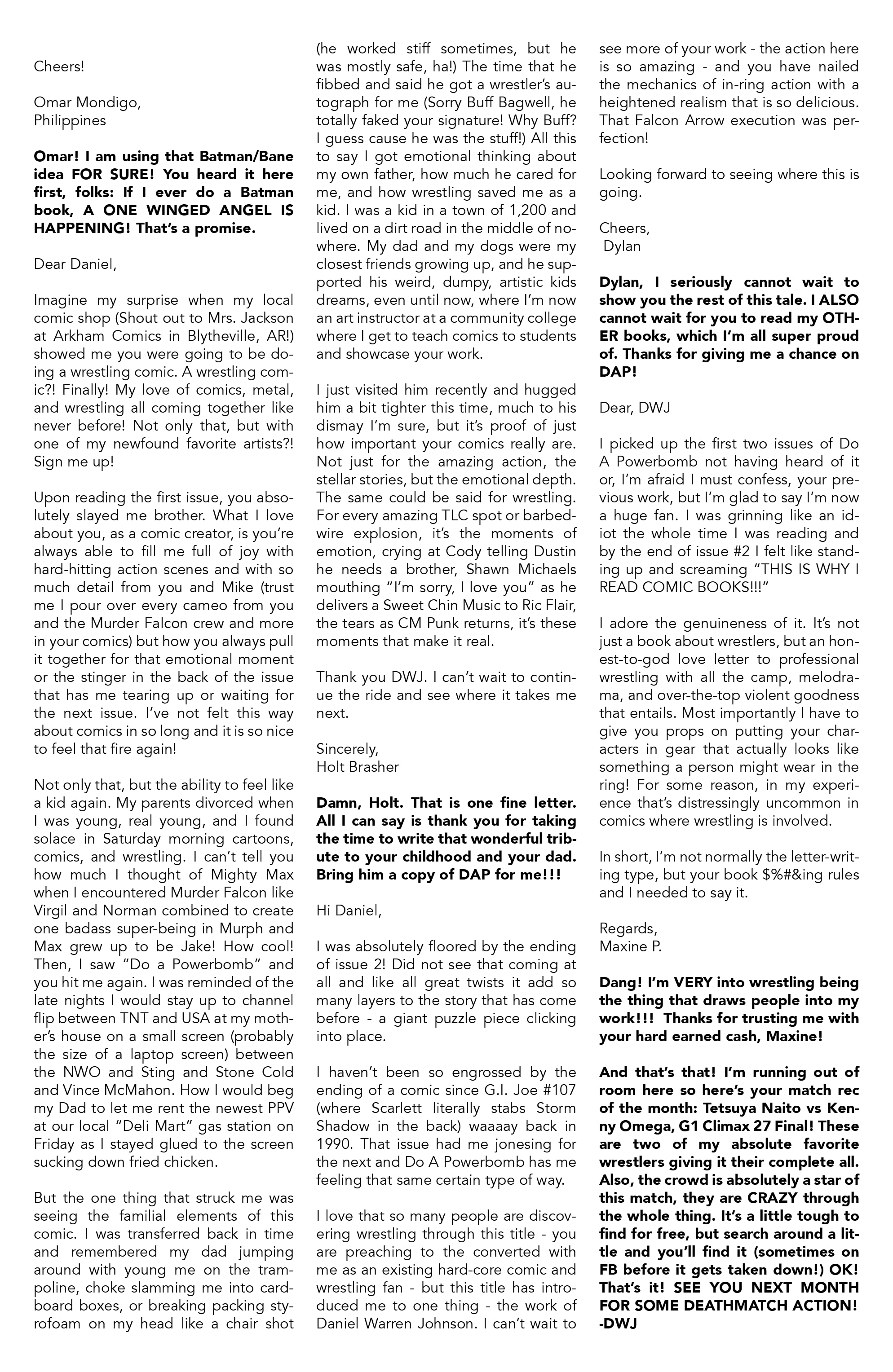 Read online Do a Powerbomb comic -  Issue #4 - 28