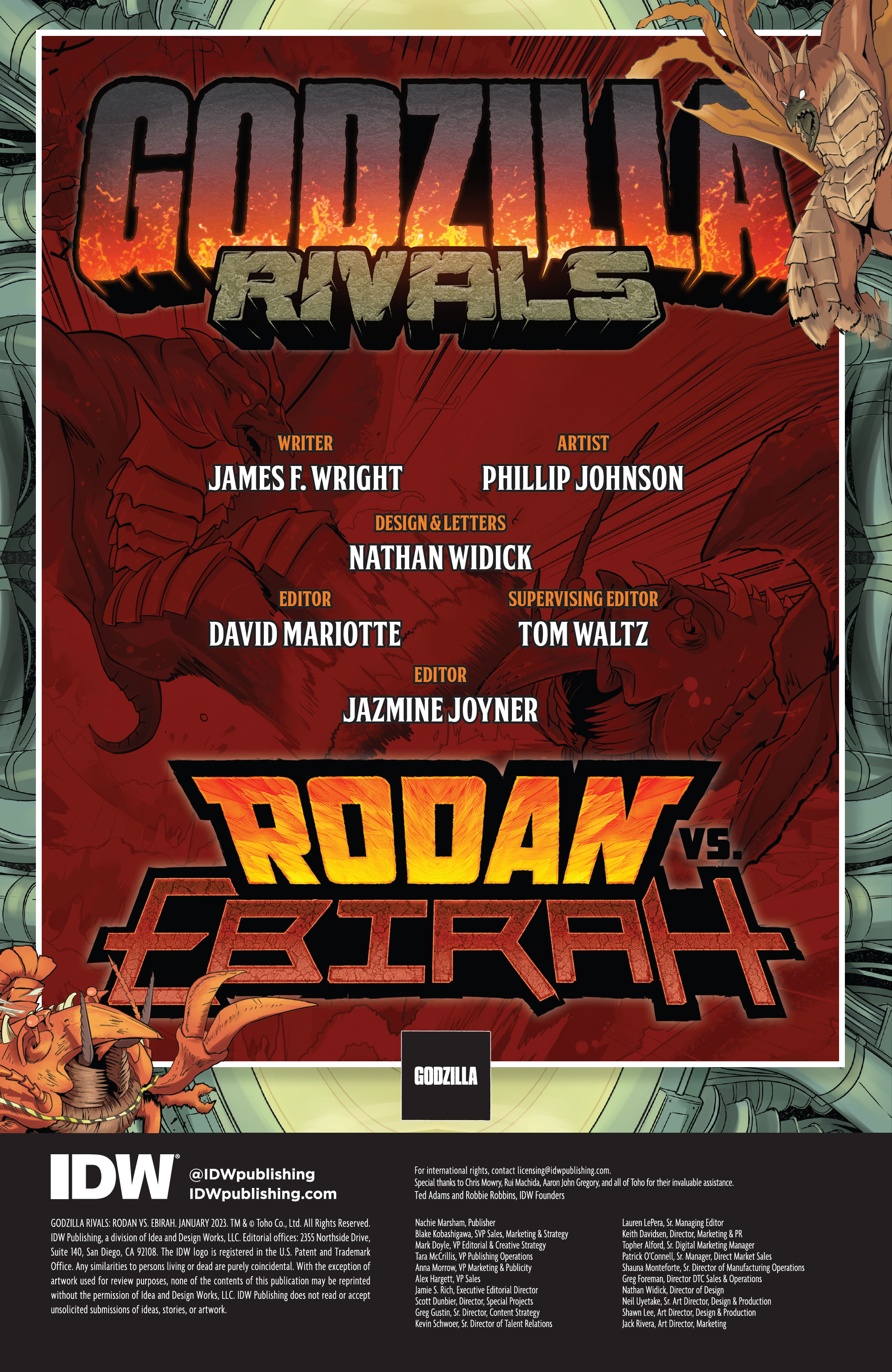 Read online Godzilla Rivals: Rodan vs. Ebirah comic -  Issue # Full - 2