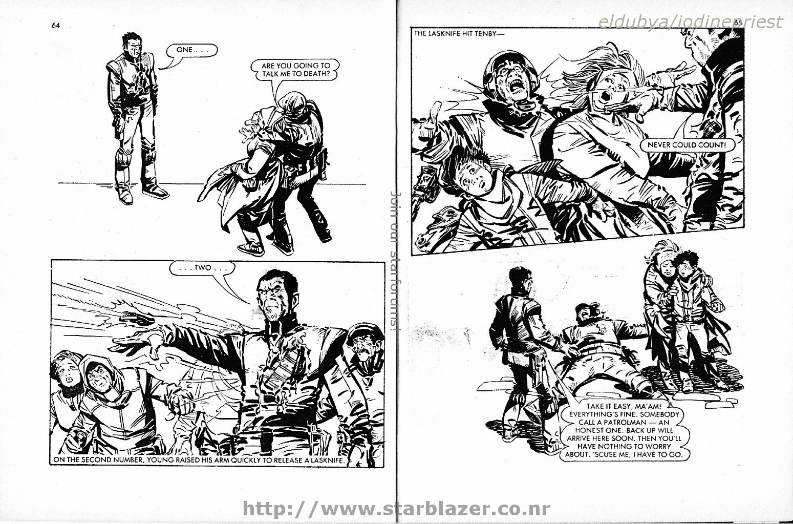 Read online Starblazer comic -  Issue #165 - 34