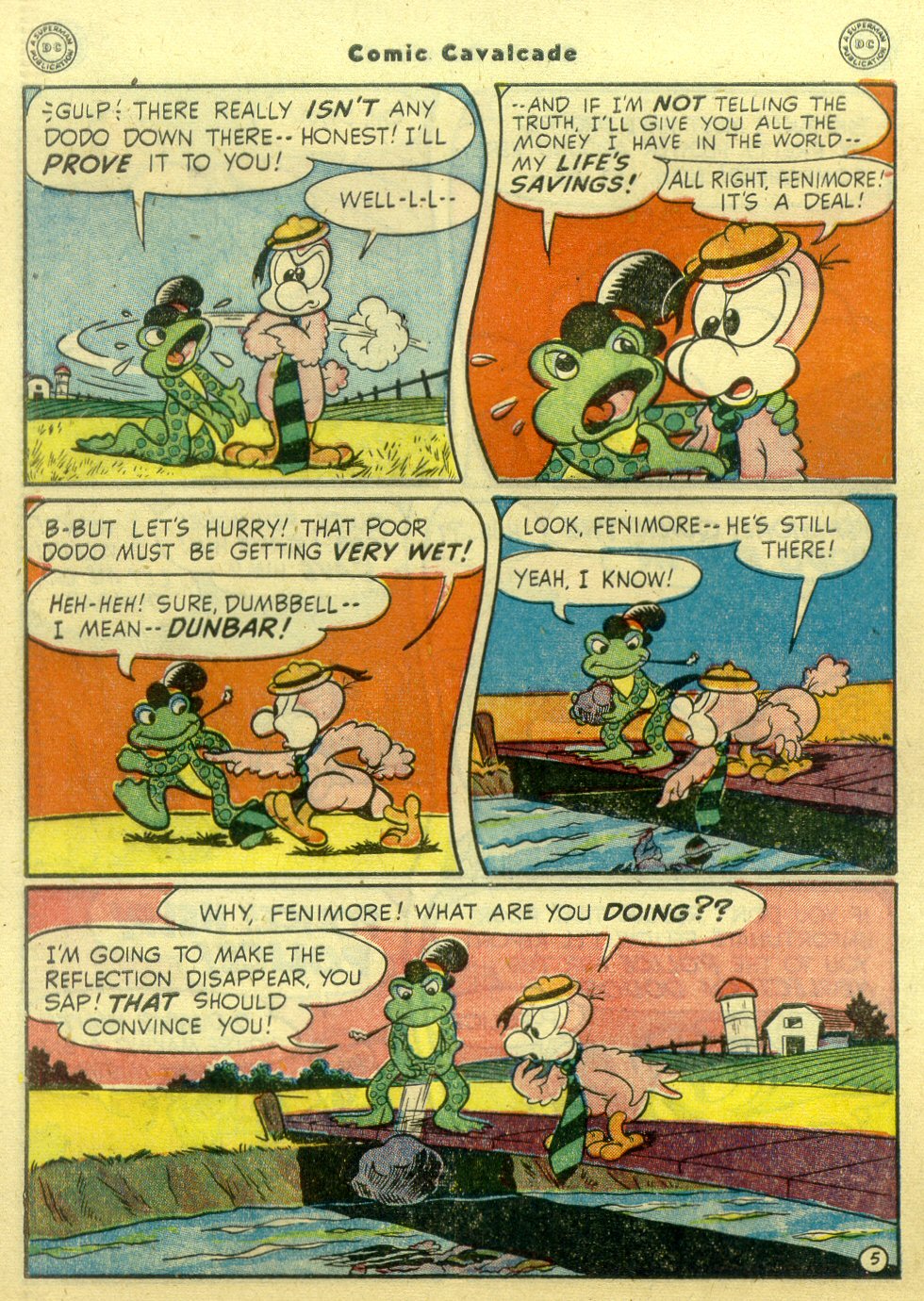 Read online Comic Cavalcade comic -  Issue #34 - 42