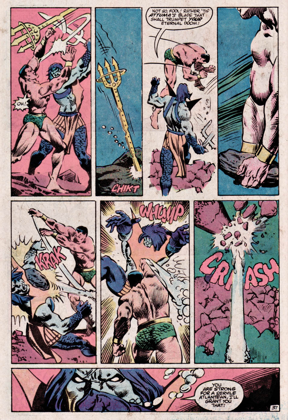 Read online What If? (1977) comic -  Issue #41 - The Sub-mariner had saved Atlantis from its destiny - 37