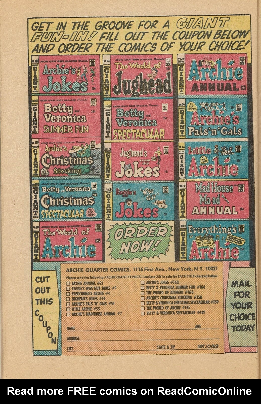 Read online Archie's Joke Book Magazine comic -  Issue #141 - 26