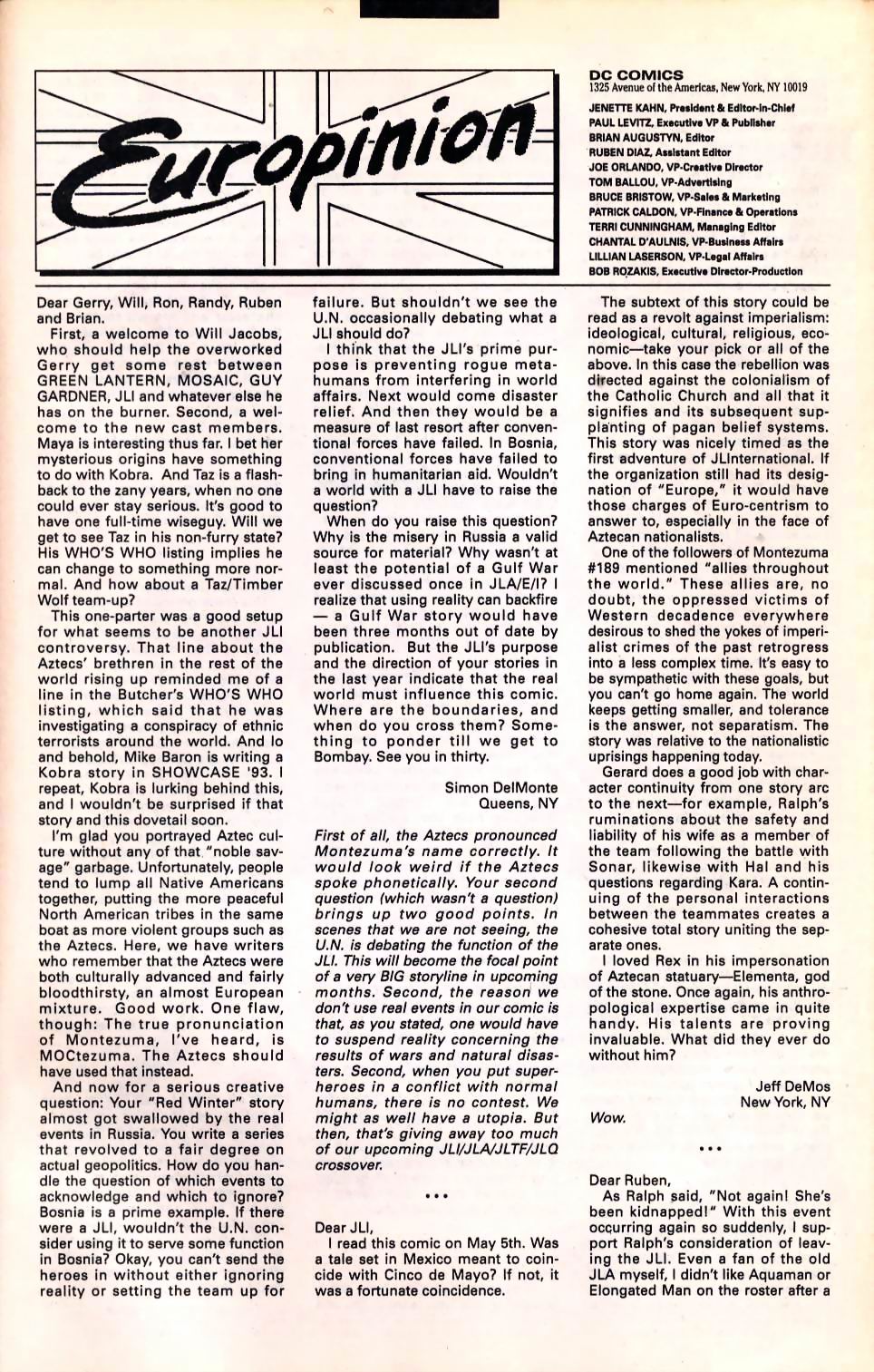 Read online Justice League International (1993) comic -  Issue #55 - 25