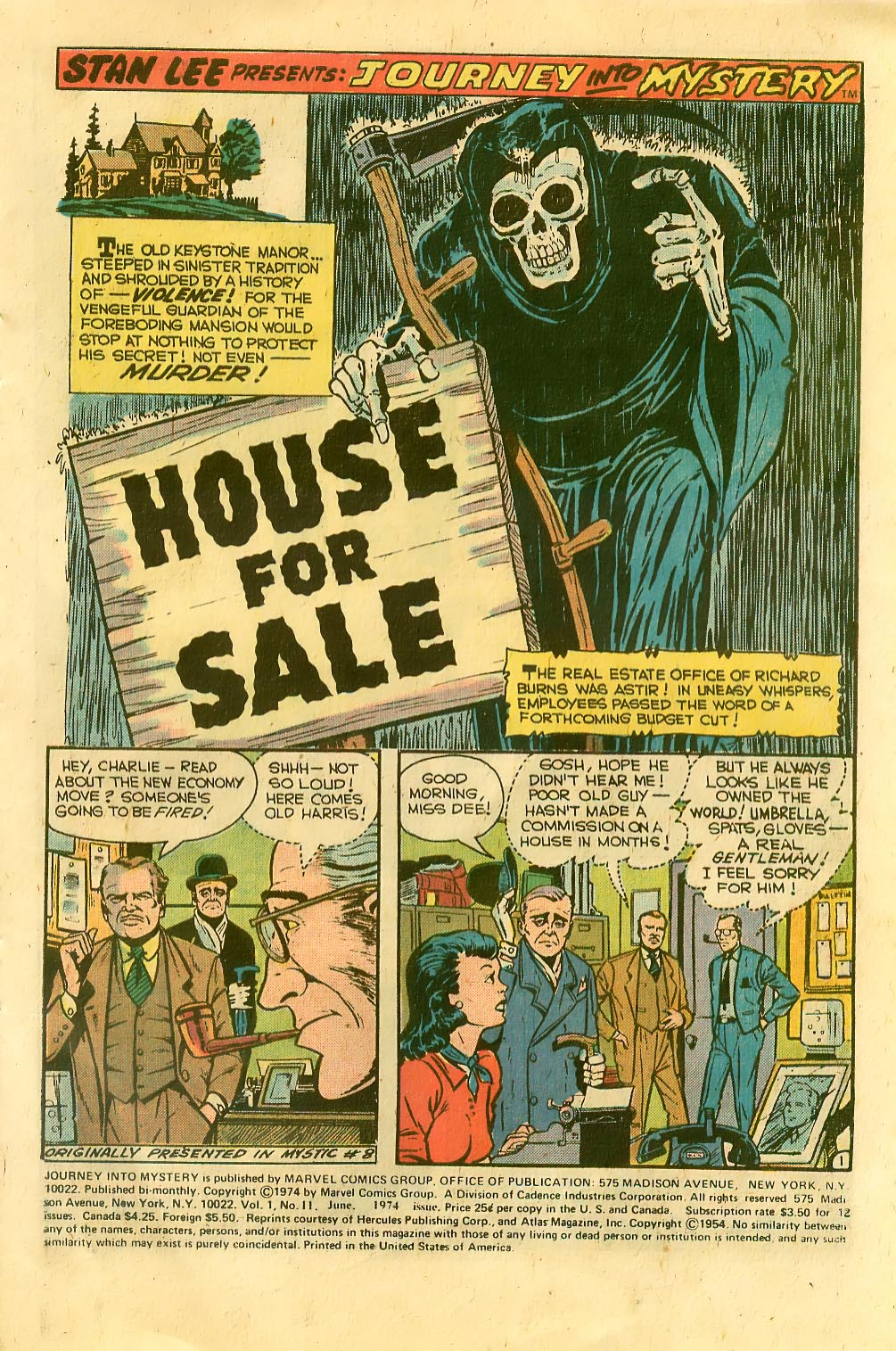 Read online Journey Into Mystery (1972) comic -  Issue #11 - 3