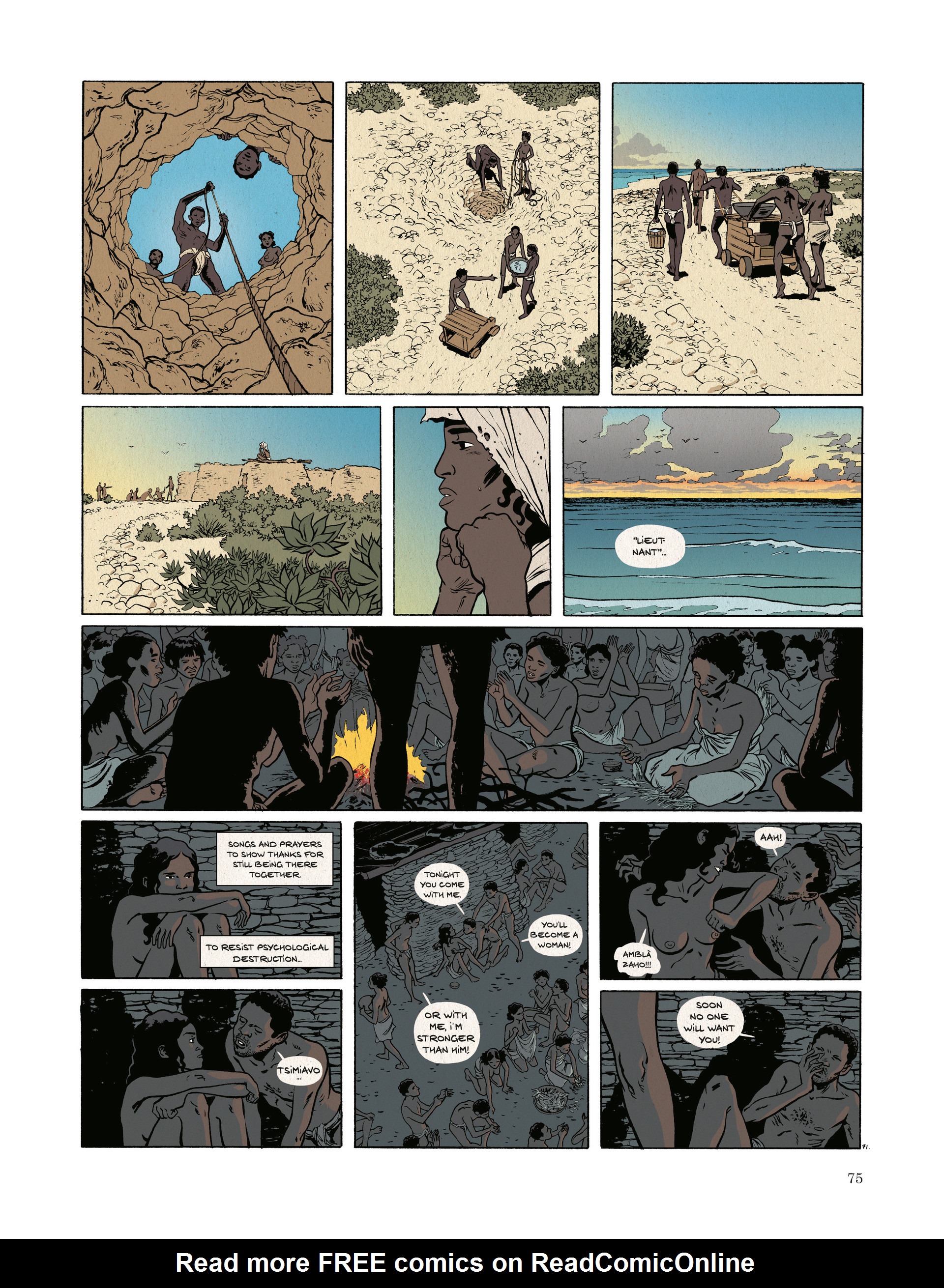 Read online The Forgotten Slaves of Tromelin comic -  Issue # TPB - 77