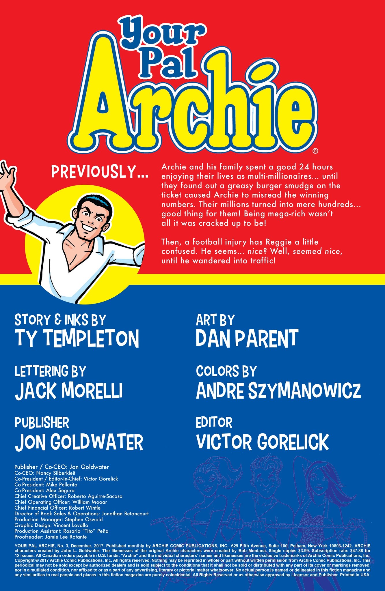 Read online Your Pal Archie comic -  Issue #3 - 2