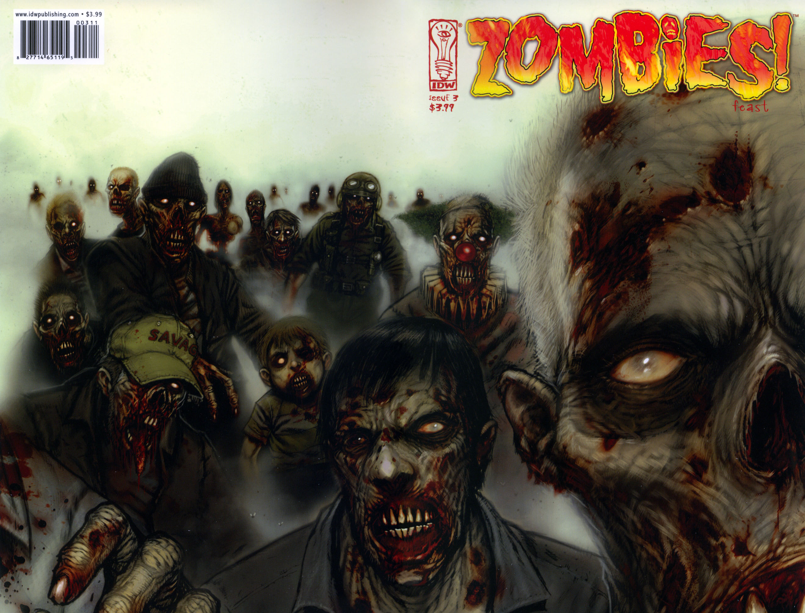 Read online Zombies! Feast comic -  Issue #3 - 1