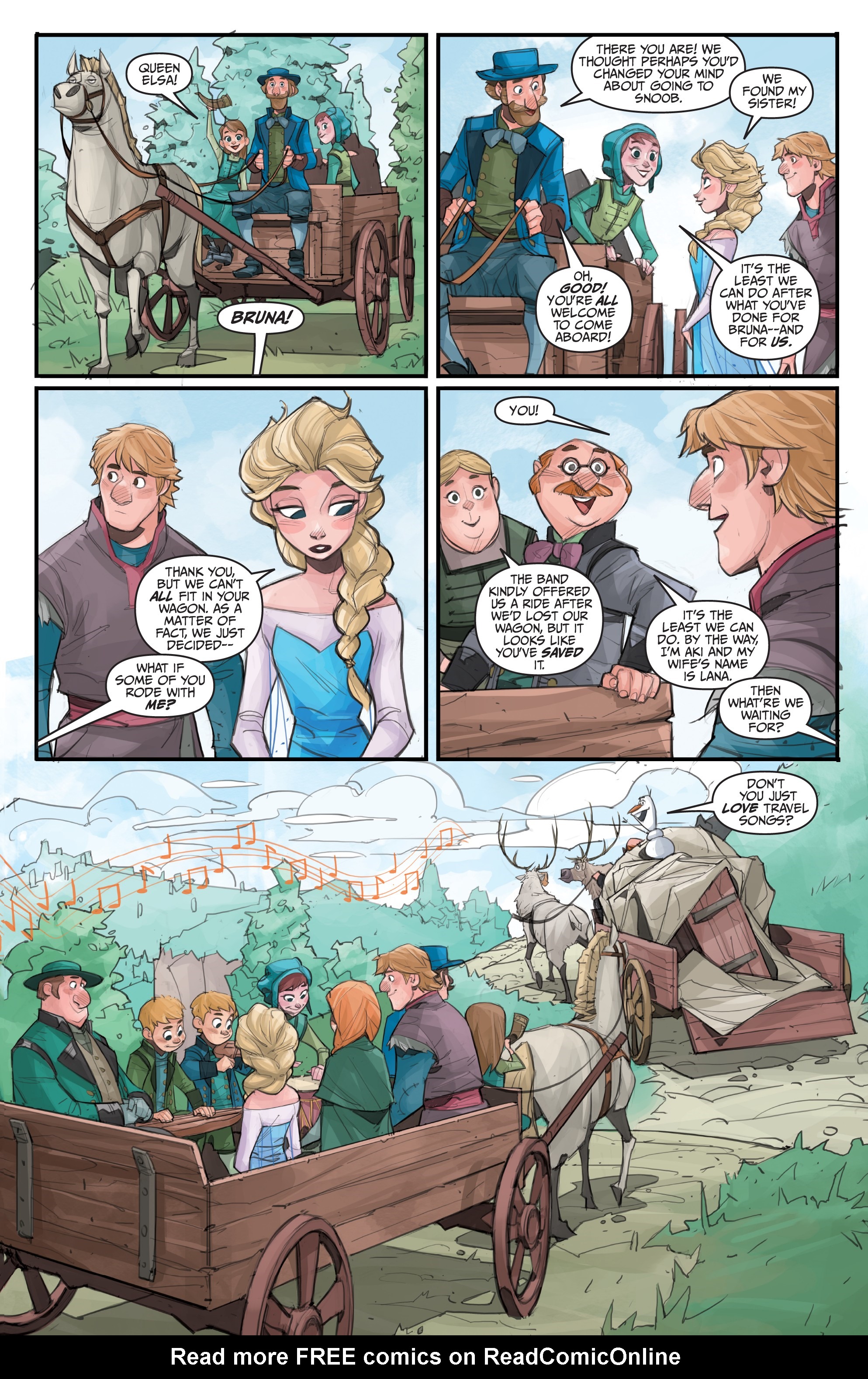 Read online Disney Frozen: Reunion Road comic -  Issue #3 - 16