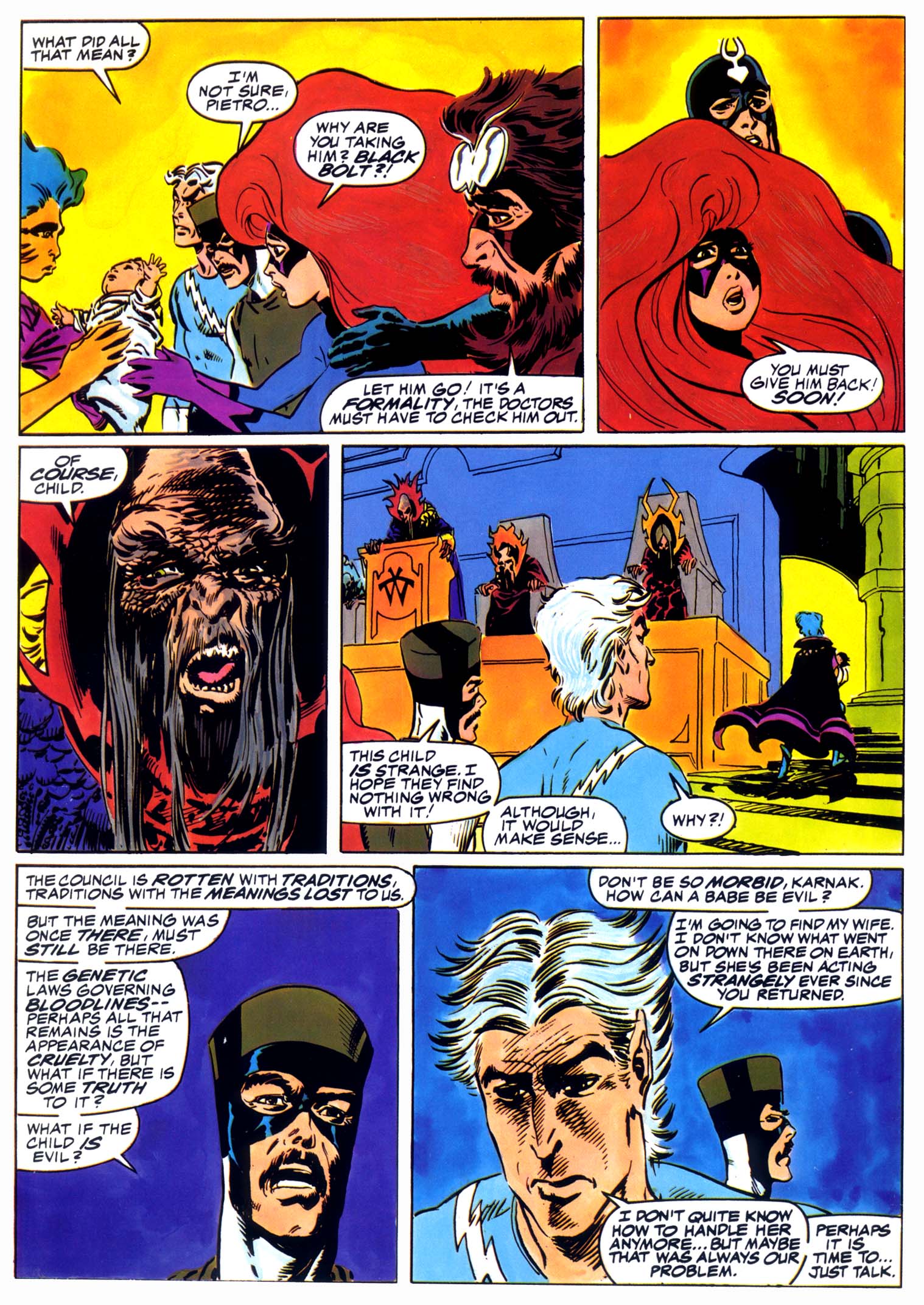 Read online Marvel Graphic Novel comic -  Issue #39 - The Inhumans - 70