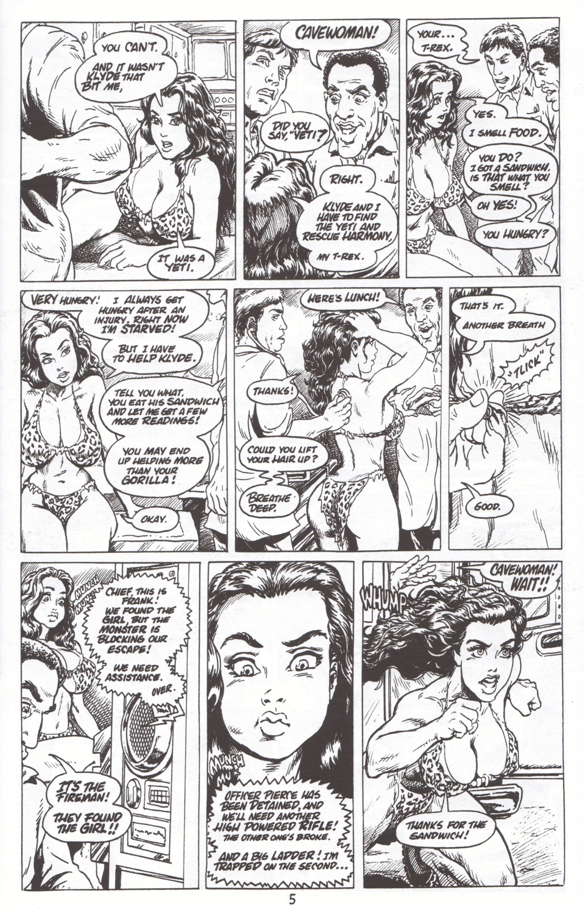 Read online Cavewoman: Pangaean Sea comic -  Issue #5 - 7