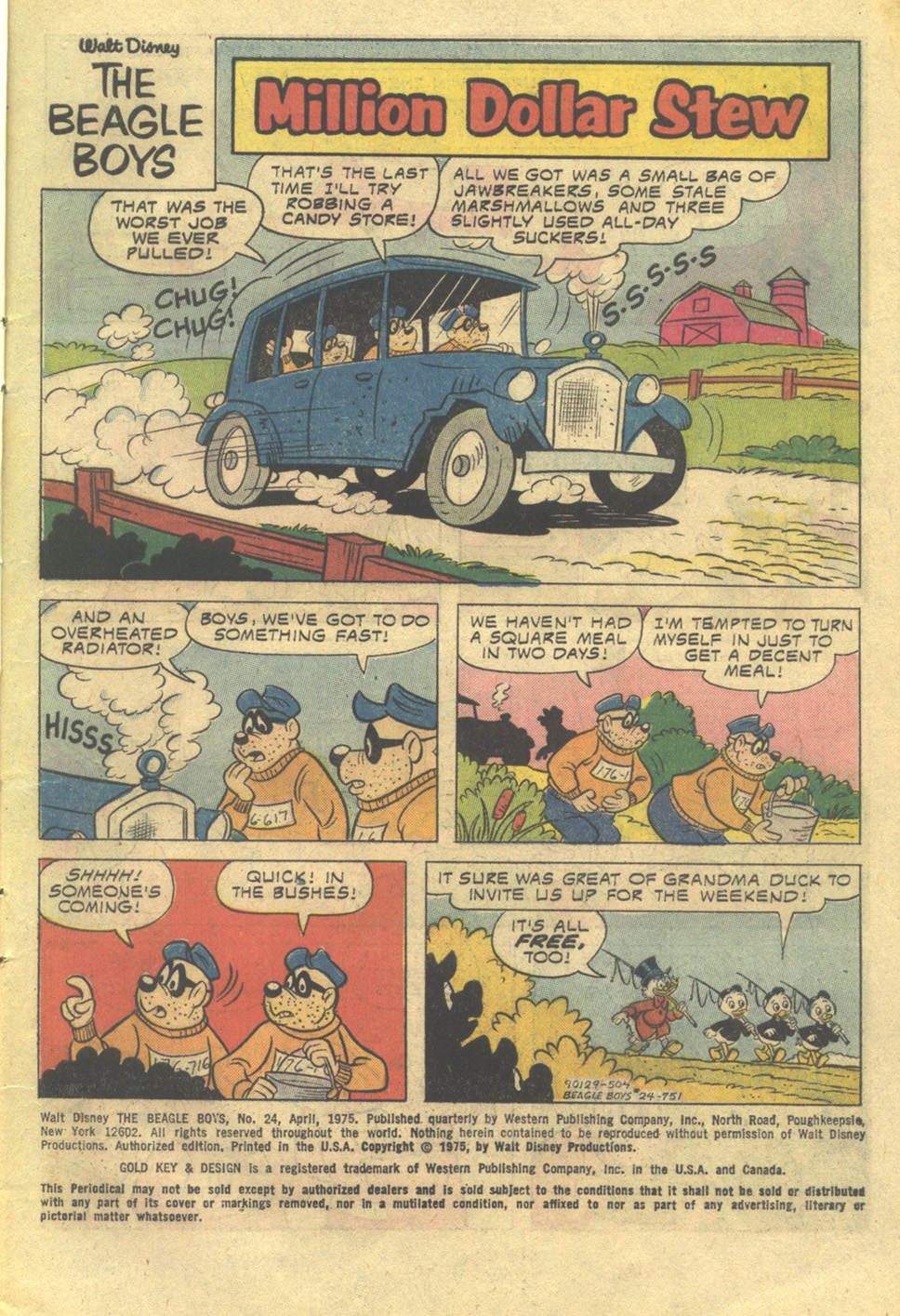 Read online Walt Disney THE BEAGLE BOYS comic -  Issue #24 - 3