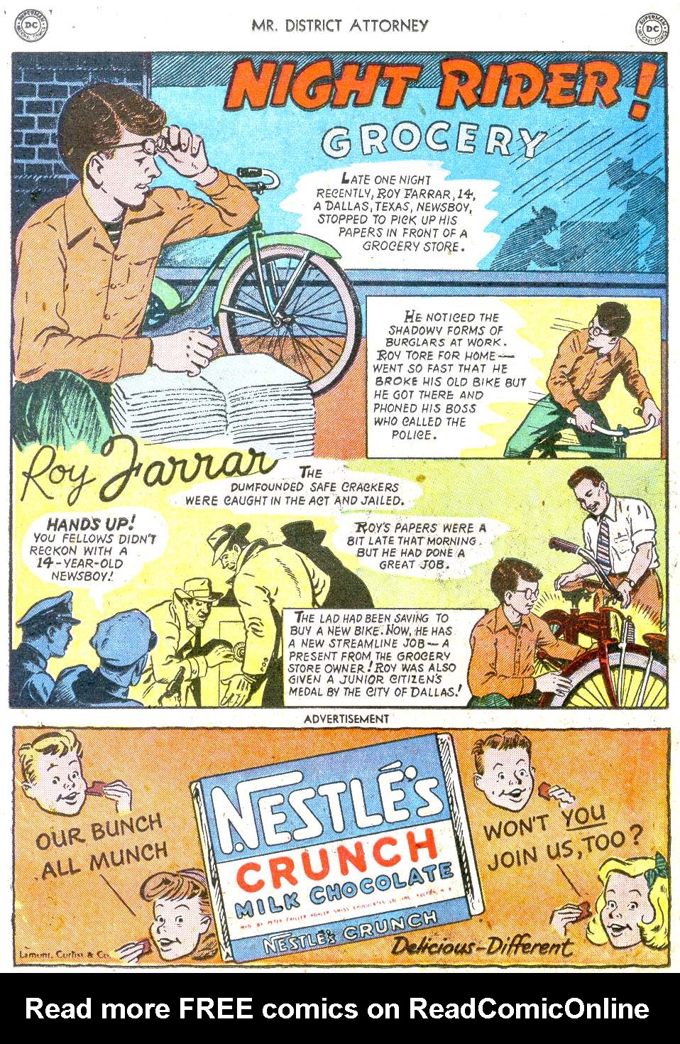 Read online Mr. District Attorney comic -  Issue #15 - 32