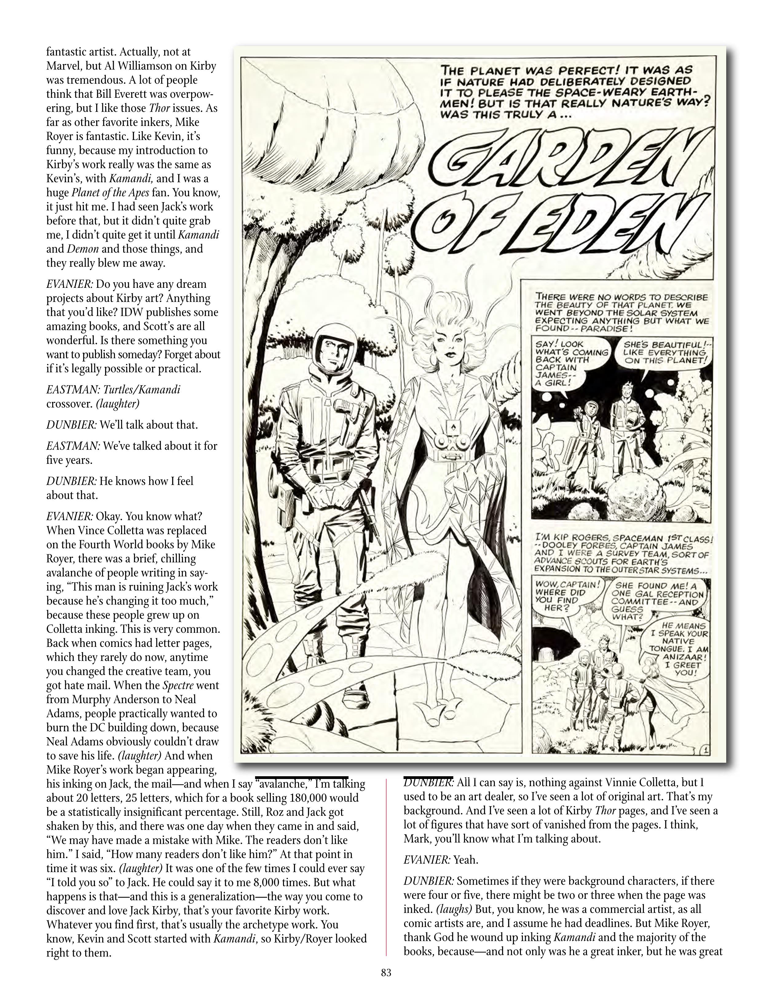 Read online The Jack Kirby Collector comic -  Issue #69 - 85