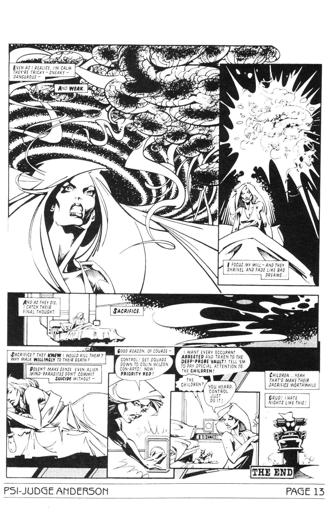 Read online Psi-Judge Anderson comic -  Issue #8 - 15