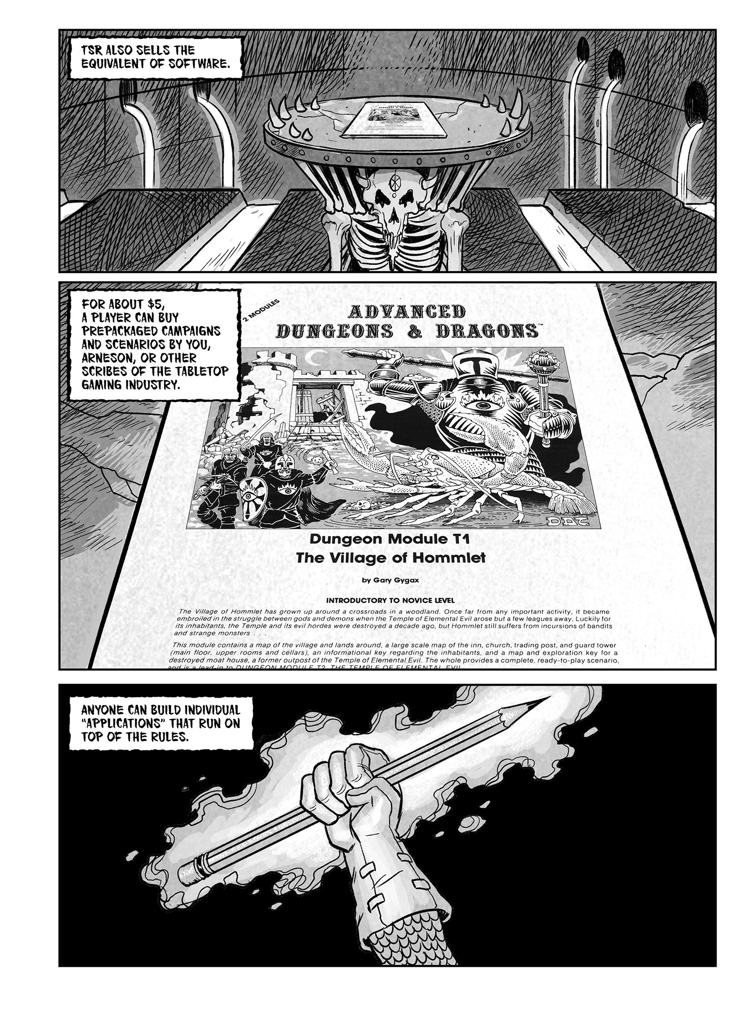 Read online Rise of the Dungeon Master: Gary Gygax and the Creation of D&D comic -  Issue # TPB - 77