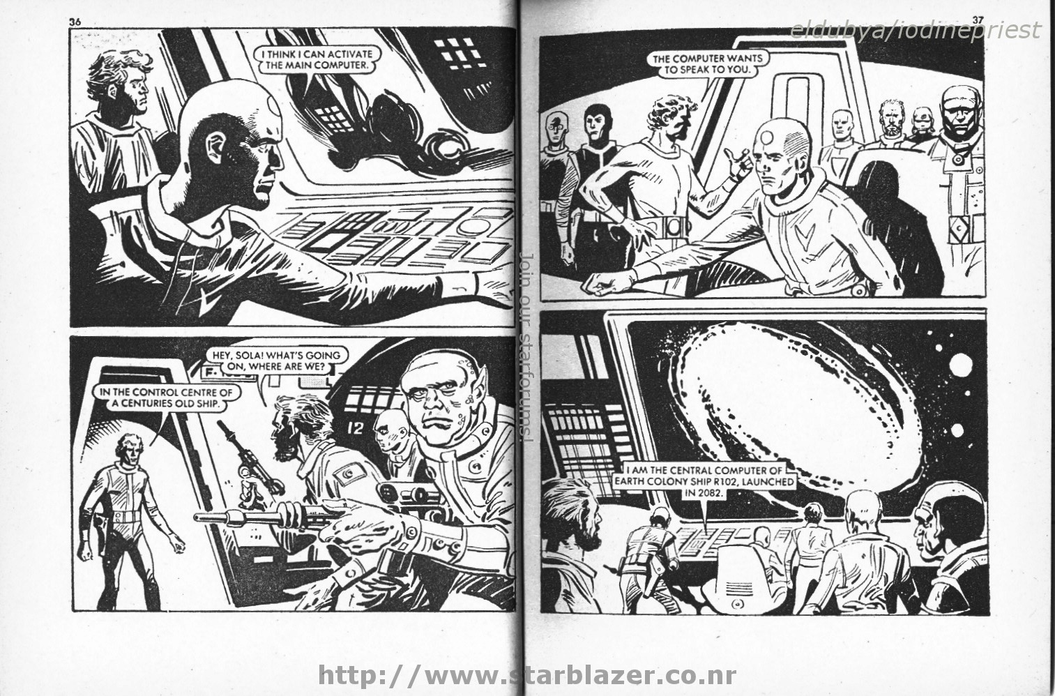 Read online Starblazer comic -  Issue #55 - 20