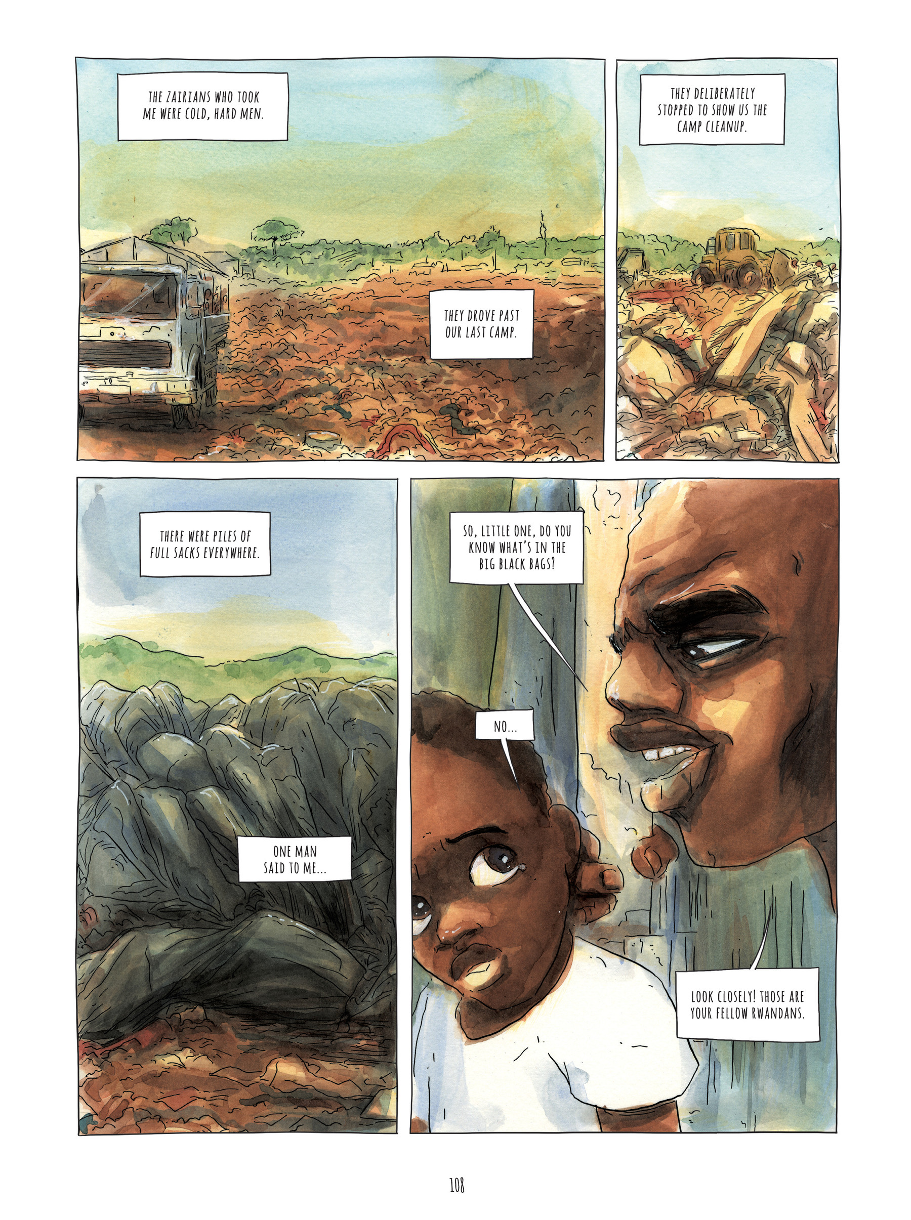 Read online Alice on the Run: One Child's Journey Through the Rwandan Civil War comic -  Issue # TPB - 107