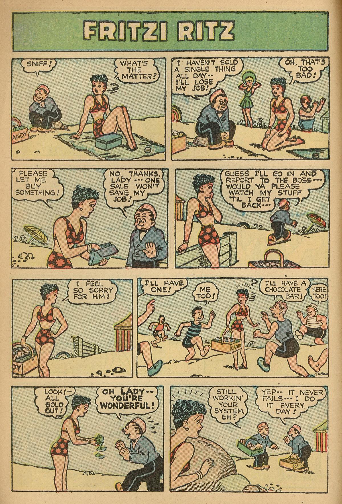 Read online Fritzi Ritz (1948) comic -  Issue #4 - 6