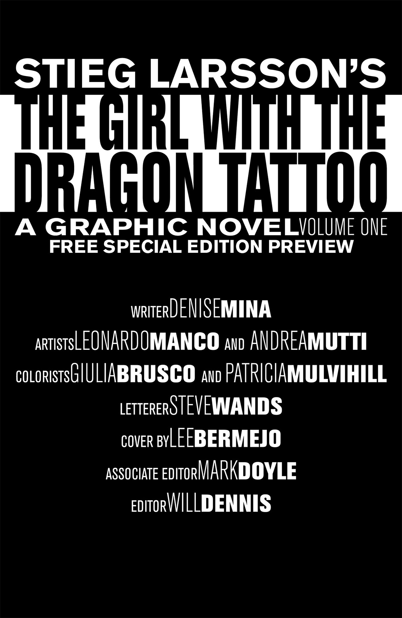 Read online The Girl With the Dragon Tattoo comic -  Issue #1 - 2