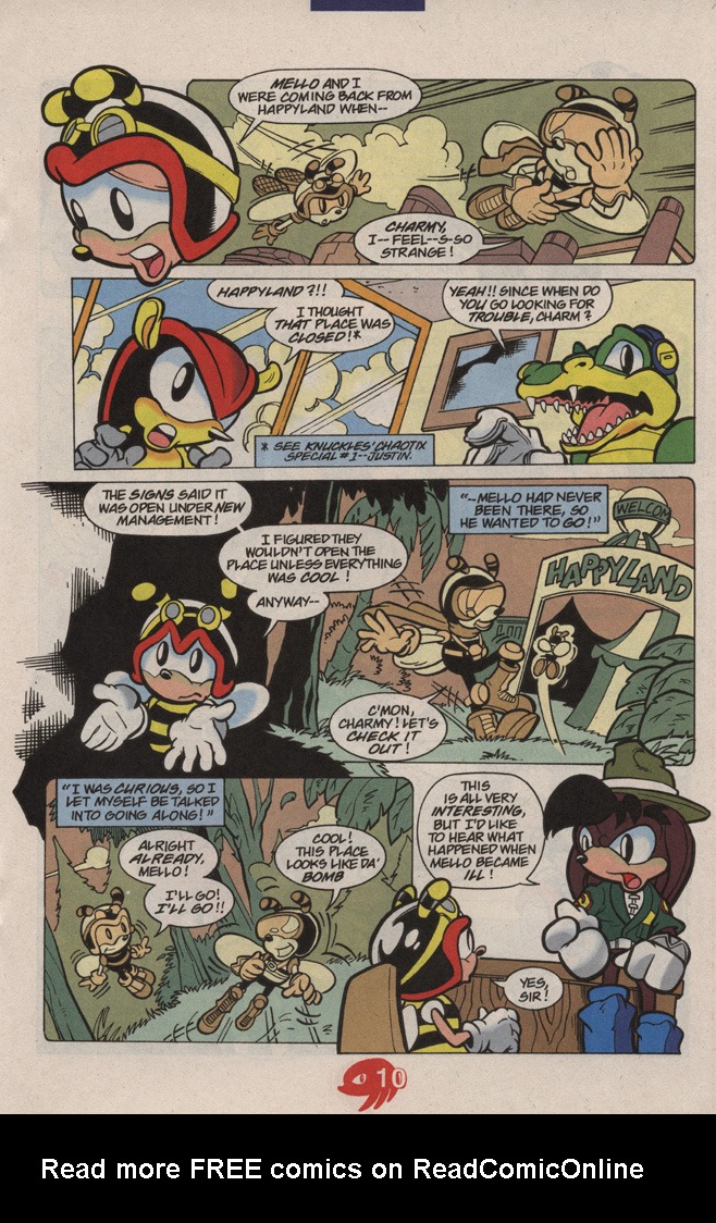 Read online Knuckles the Echidna comic -  Issue #13 - 15