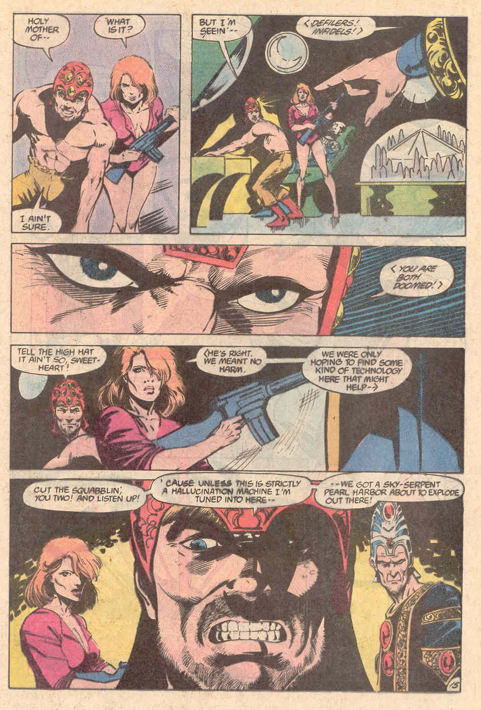 Read online Warlord (1976) comic -  Issue #129 - 15