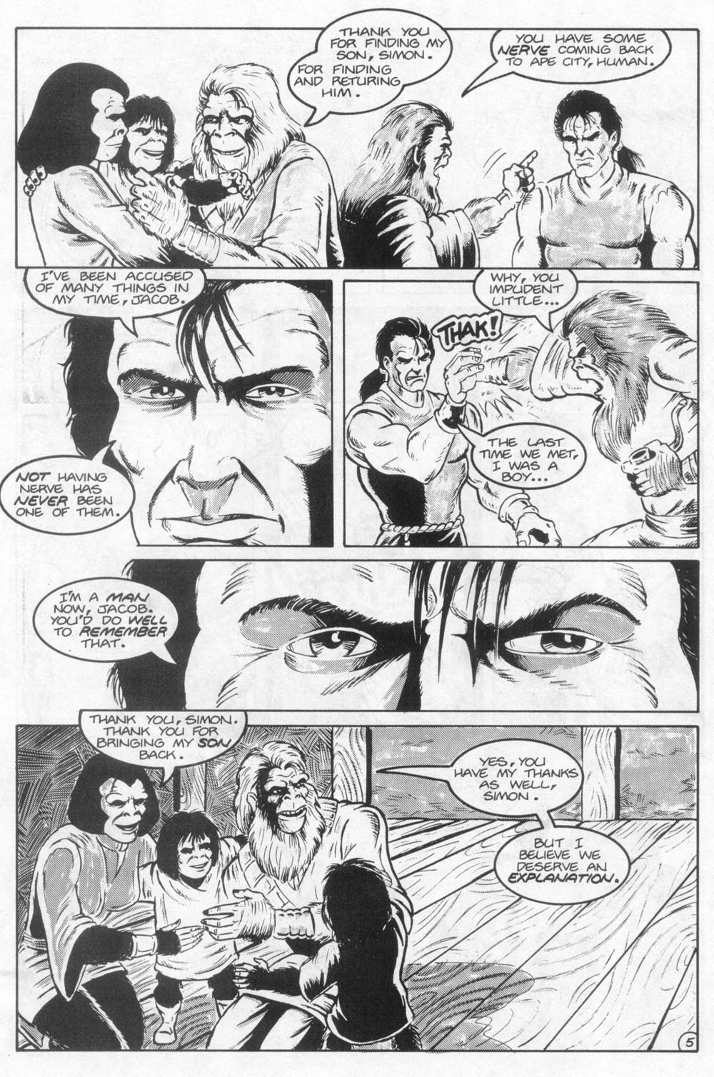 Read online Planet of the Apes (1990) comic -  Issue #23 - 7