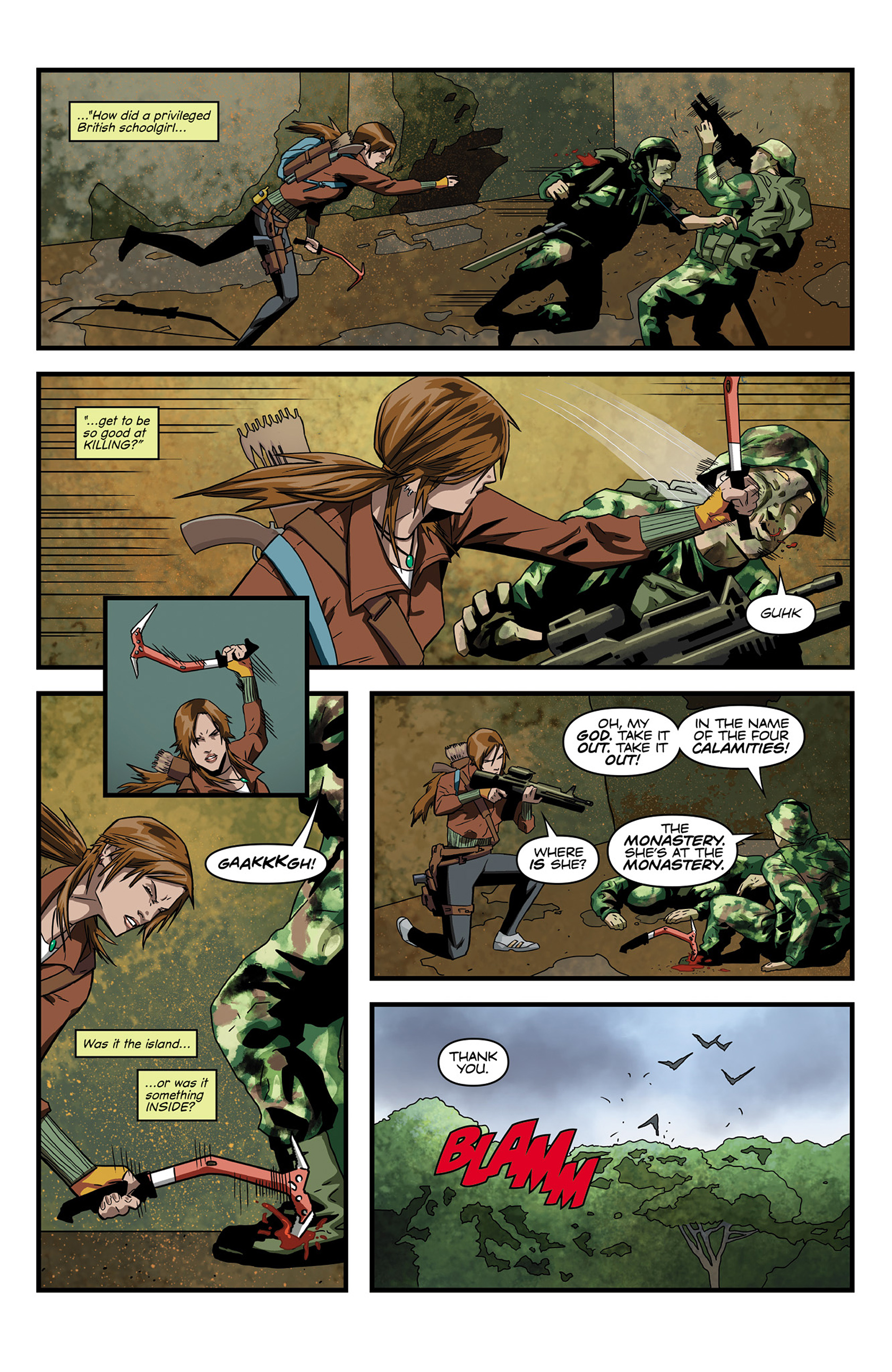 Read online Tomb Raider (2014) comic -  Issue #5 - 12