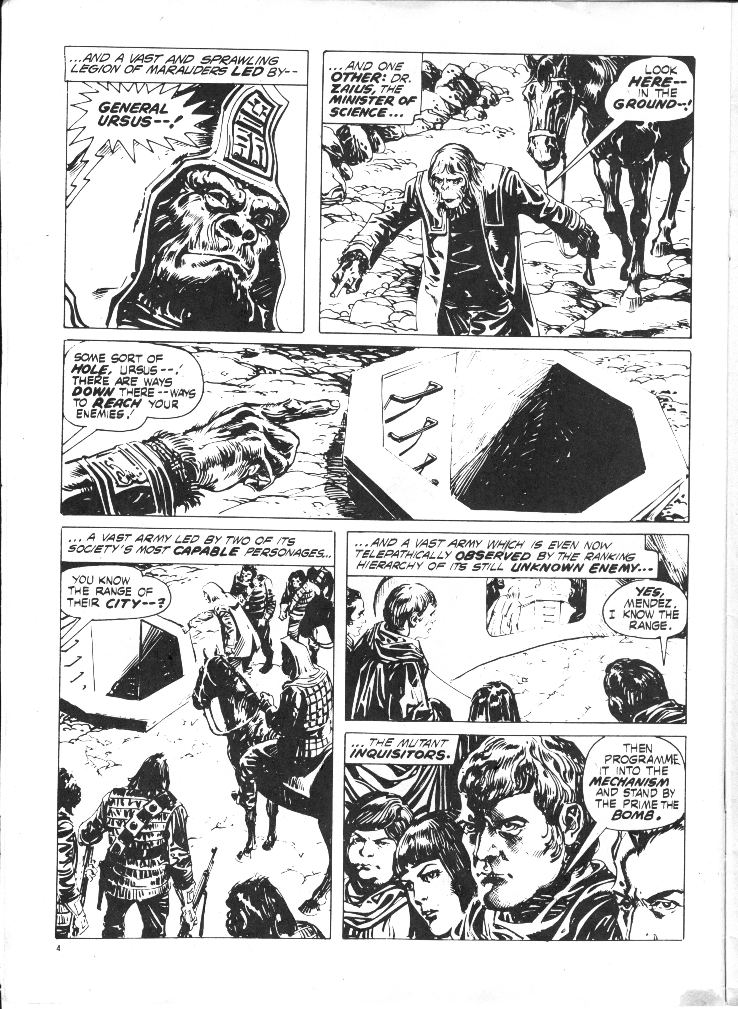Read online Planet of the Apes (1974) comic -  Issue #45 - 4